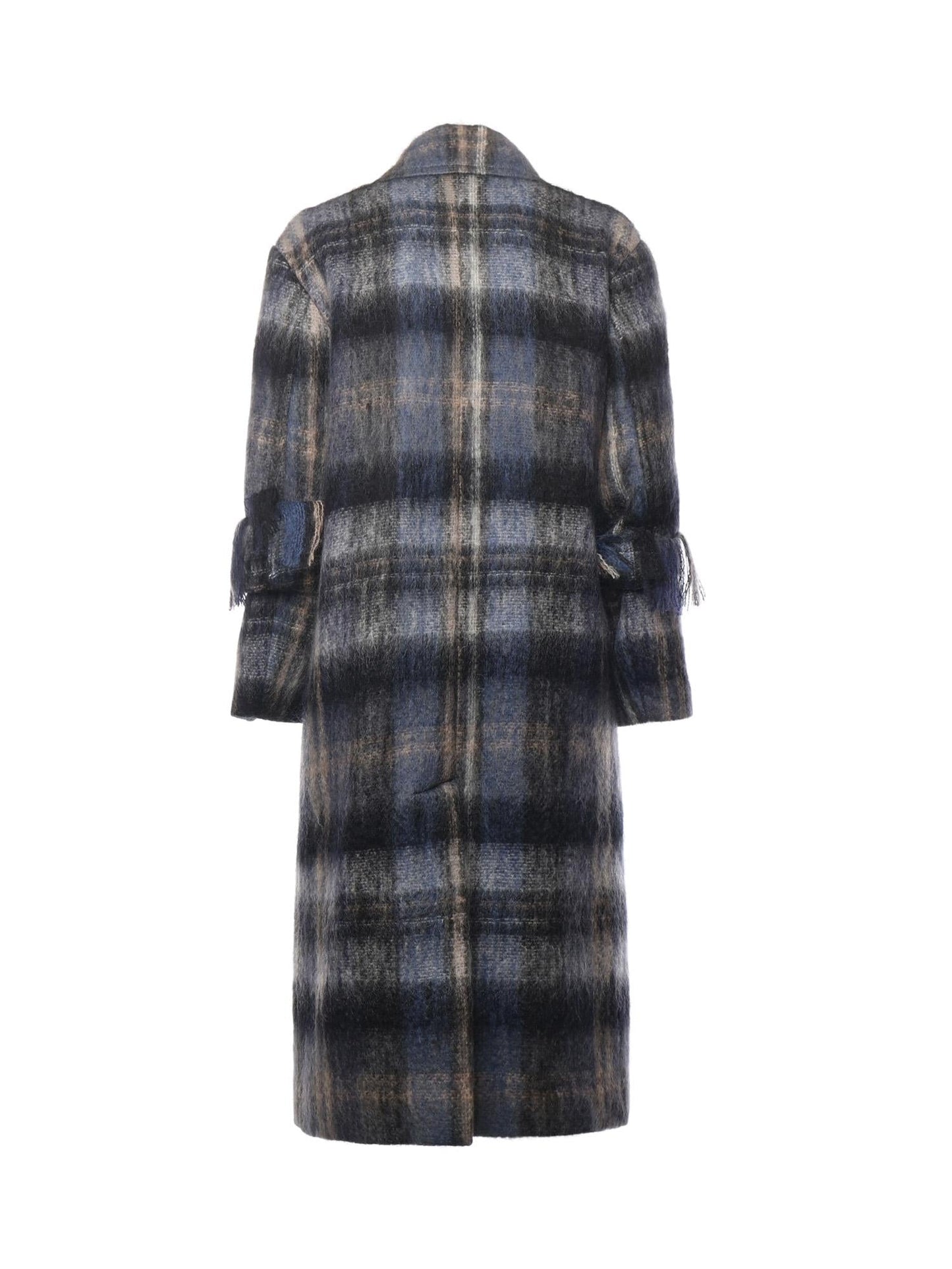 Cappotto in misto mohair e lana