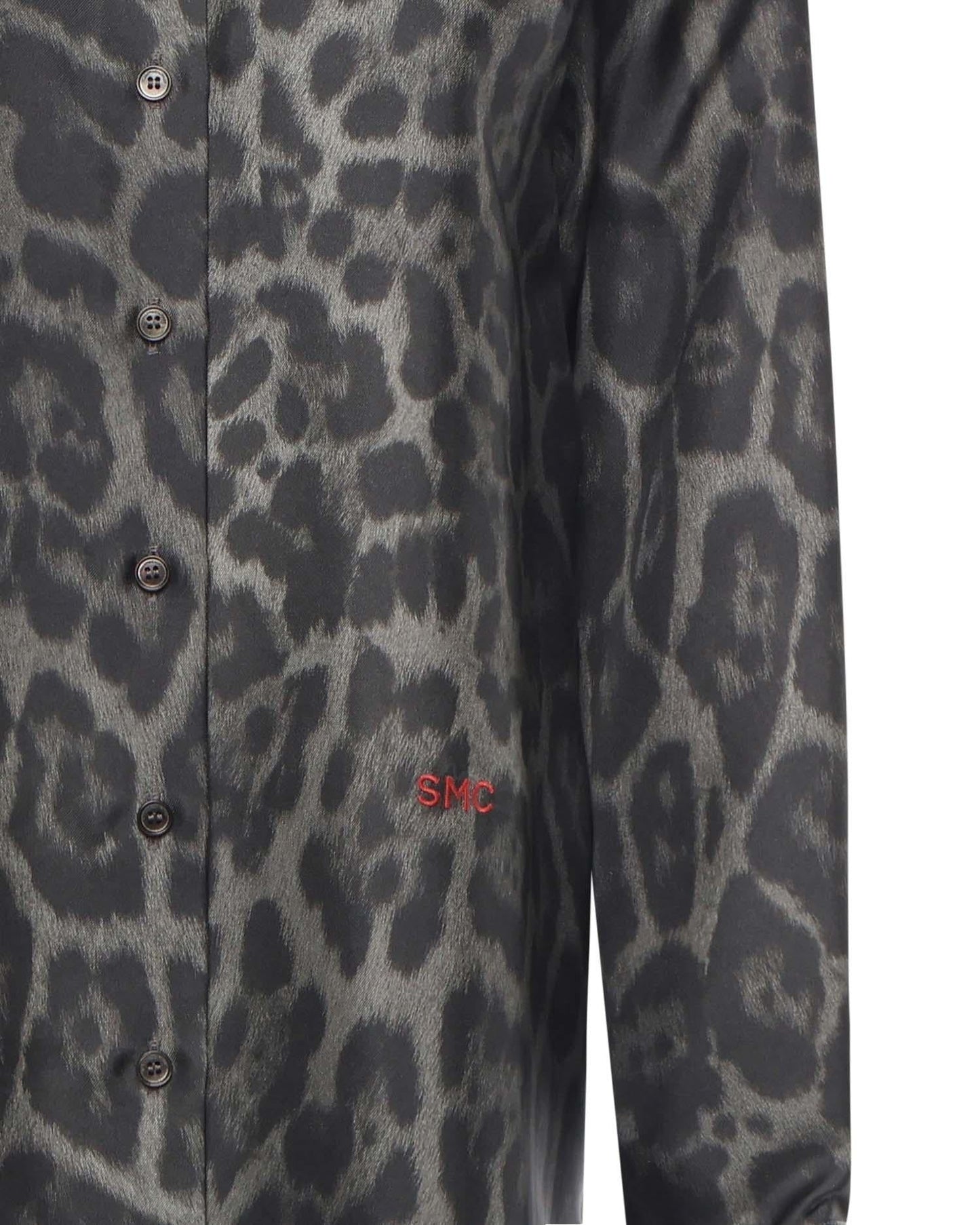 Camicia con stampa leopardo