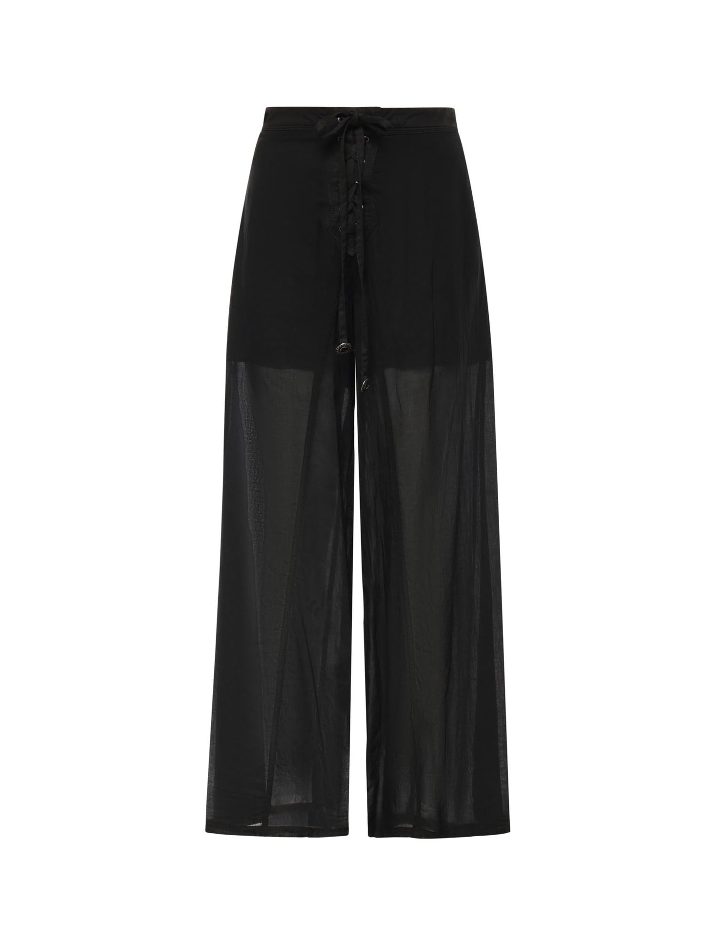 Pantaloni con lacci e dettagli texani