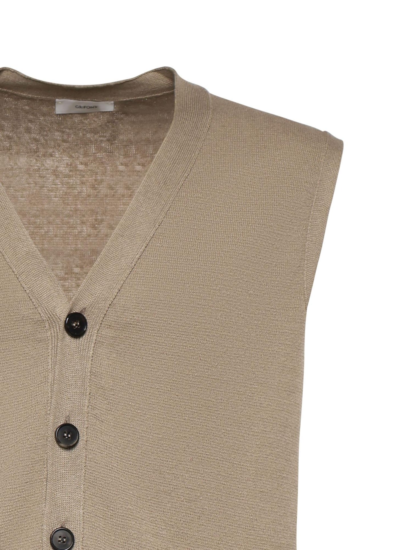 Gilet in maglia di lana