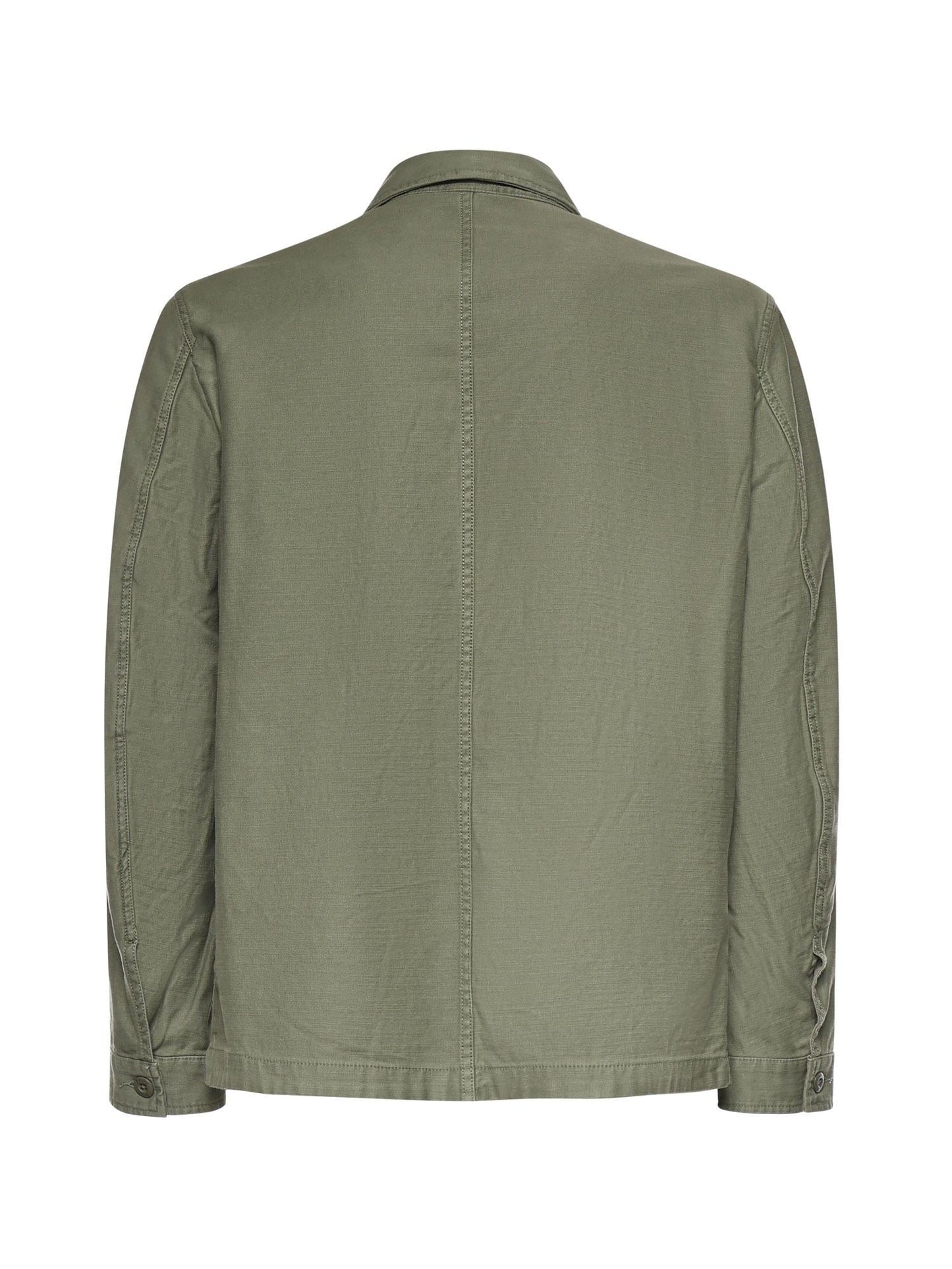 Overshirt in cotone con logo