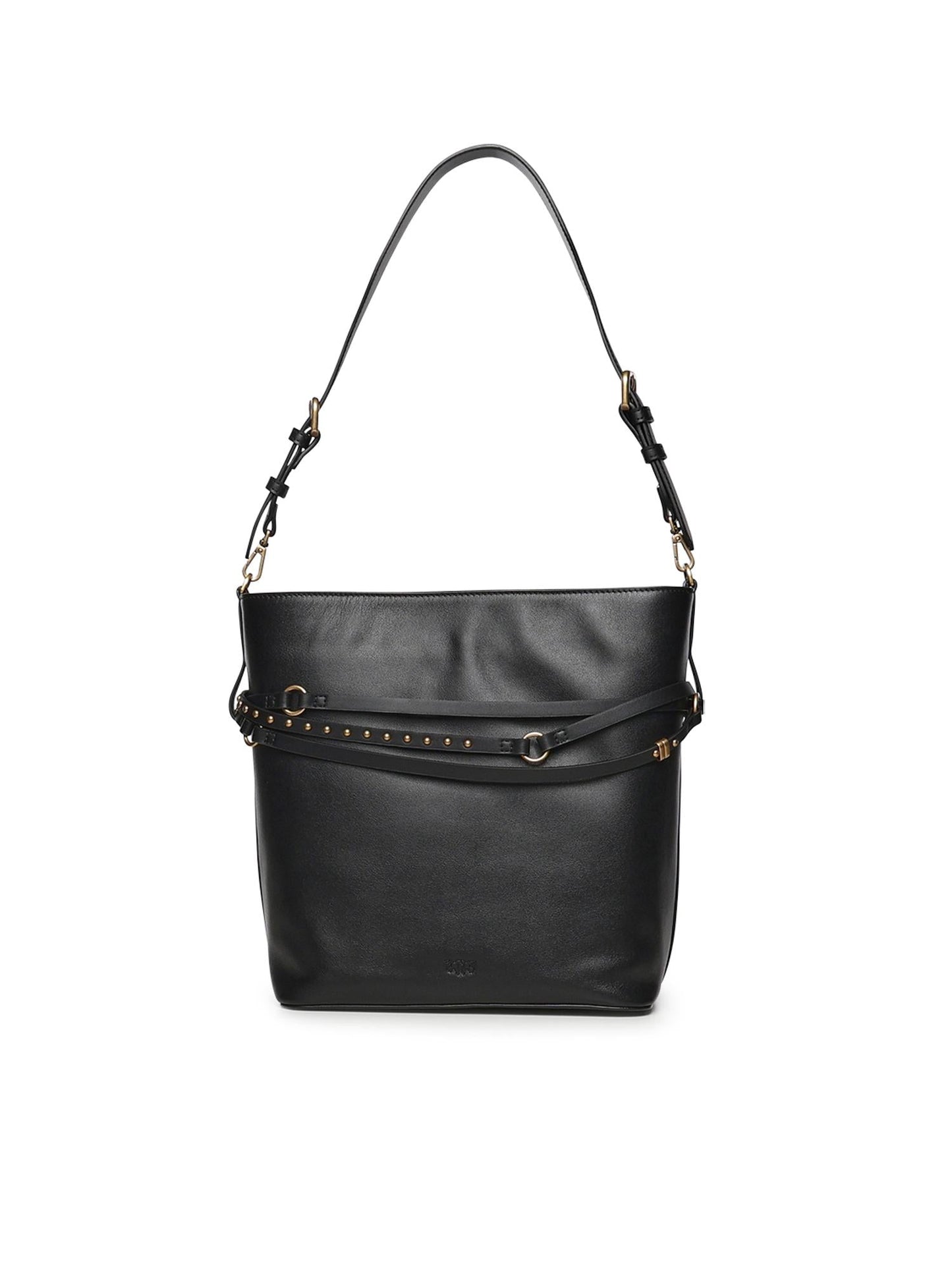 Borsa a spalla media Bucket Belt Bag in pelle