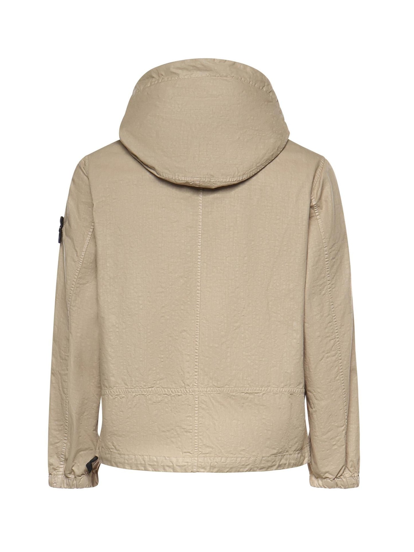 Giacca con cappuccio in Nylon Panama
