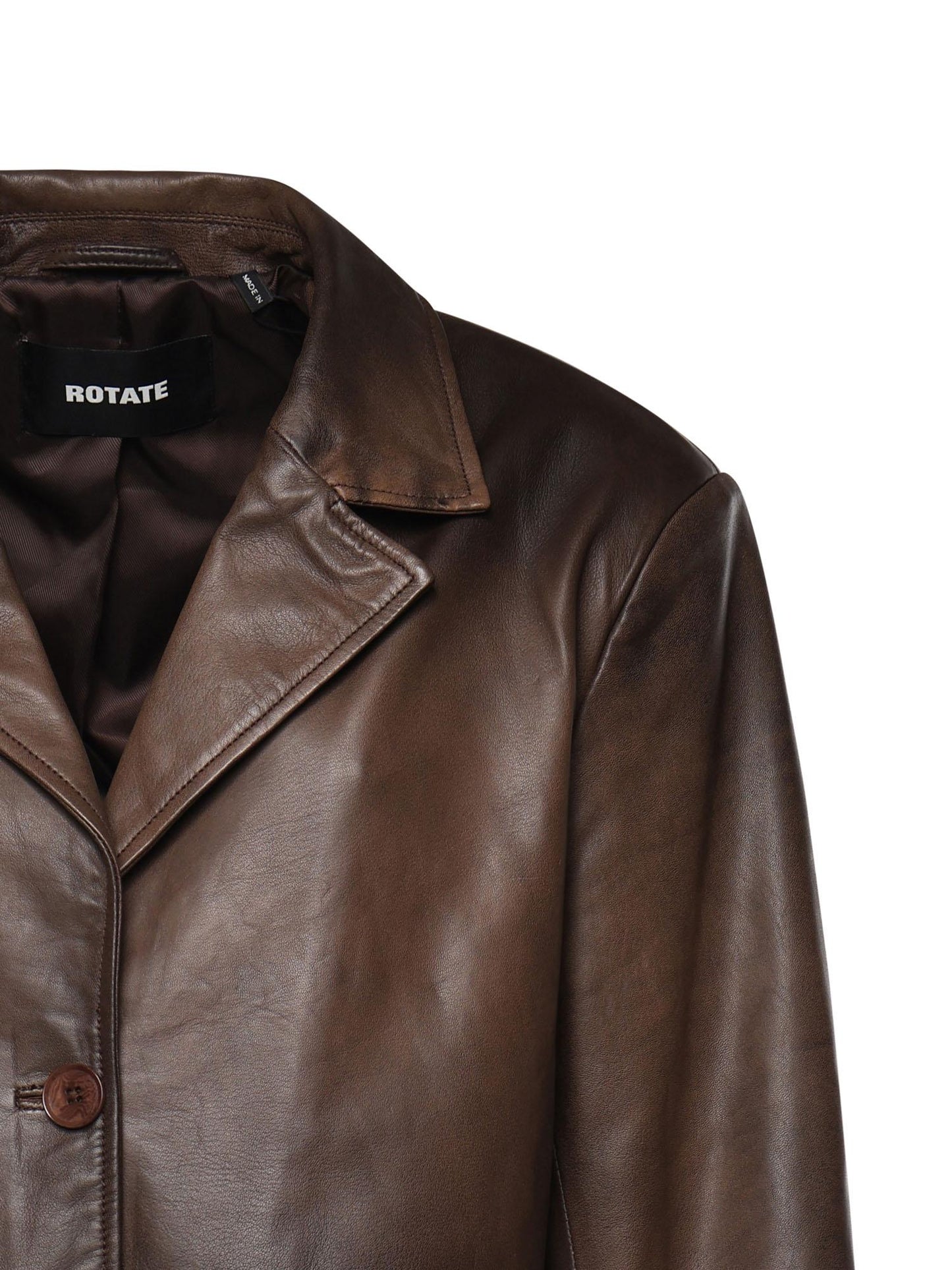 Blazer in pelle