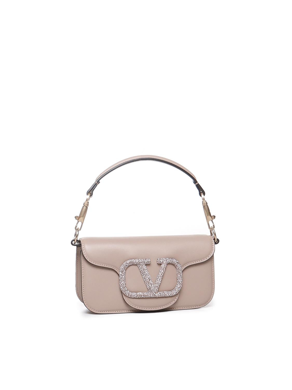 Borsa a spalla Locò con logo gioiello