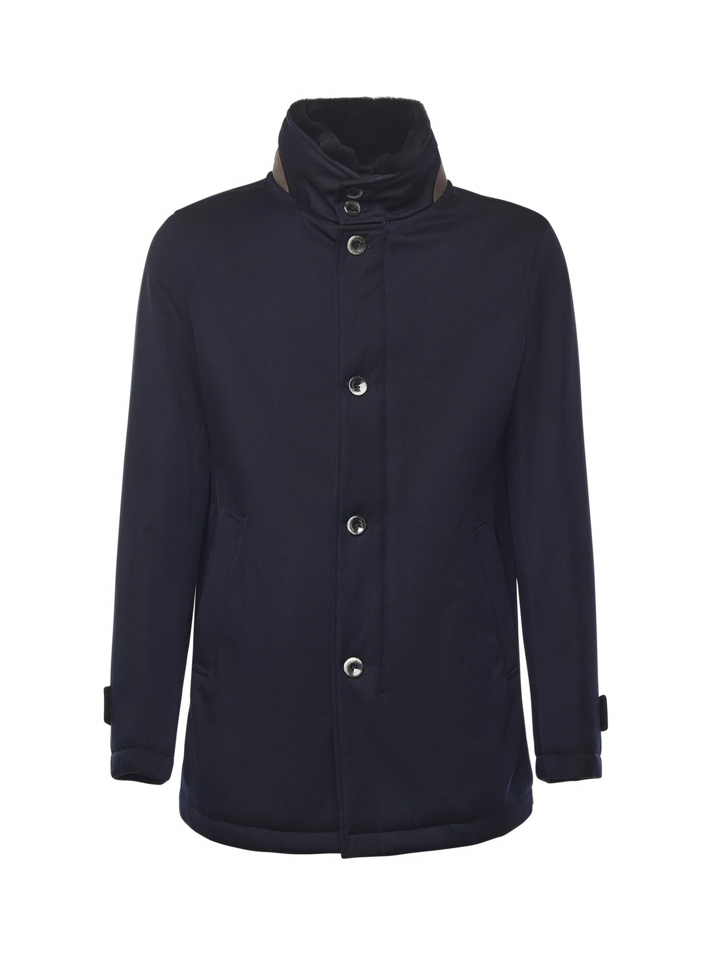 Carcoat in diagonal wool
