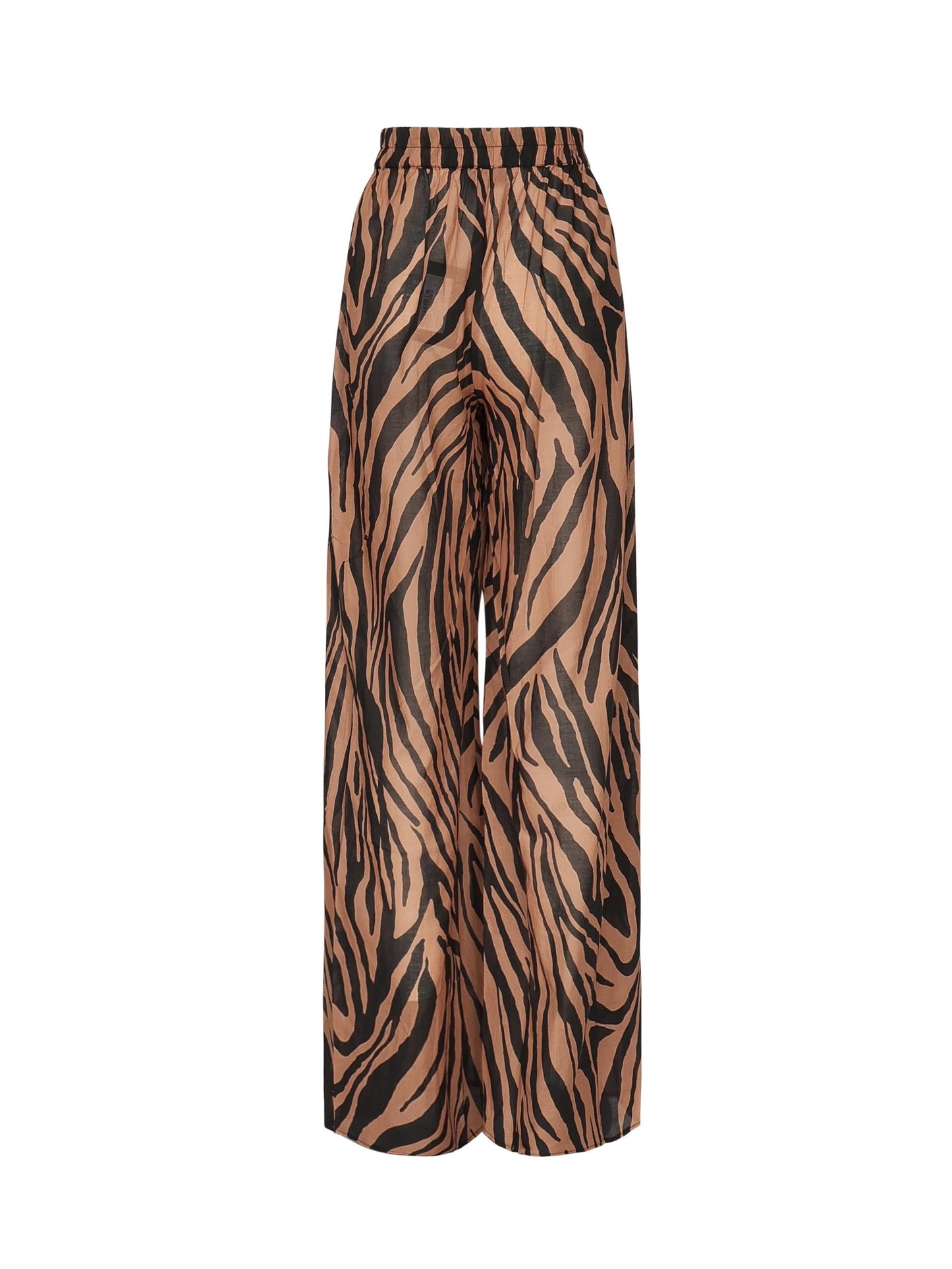 Pantaloni a gampa ampia Wiley con stampa zebra
