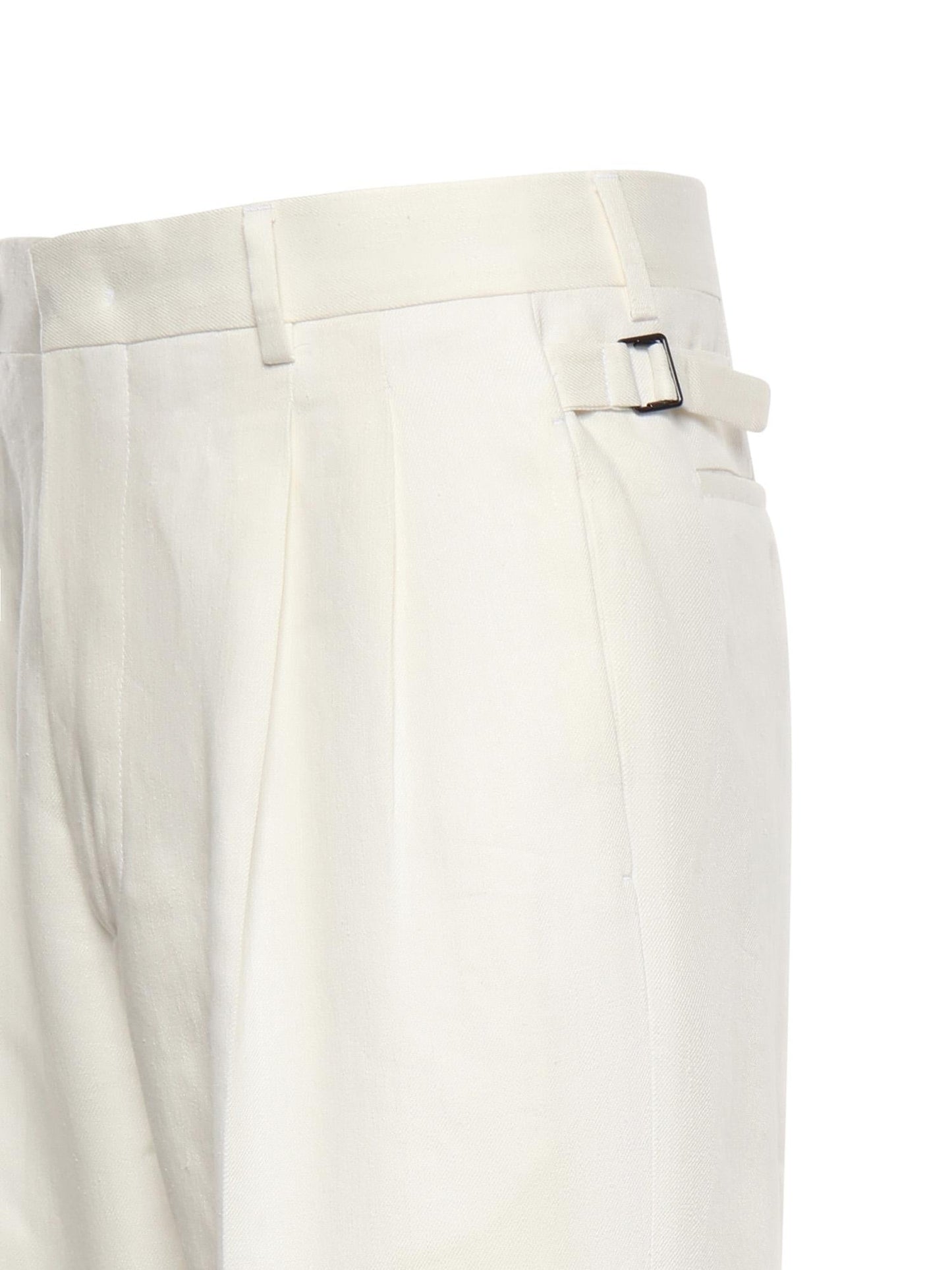 Pantaloni Mat in misto lana