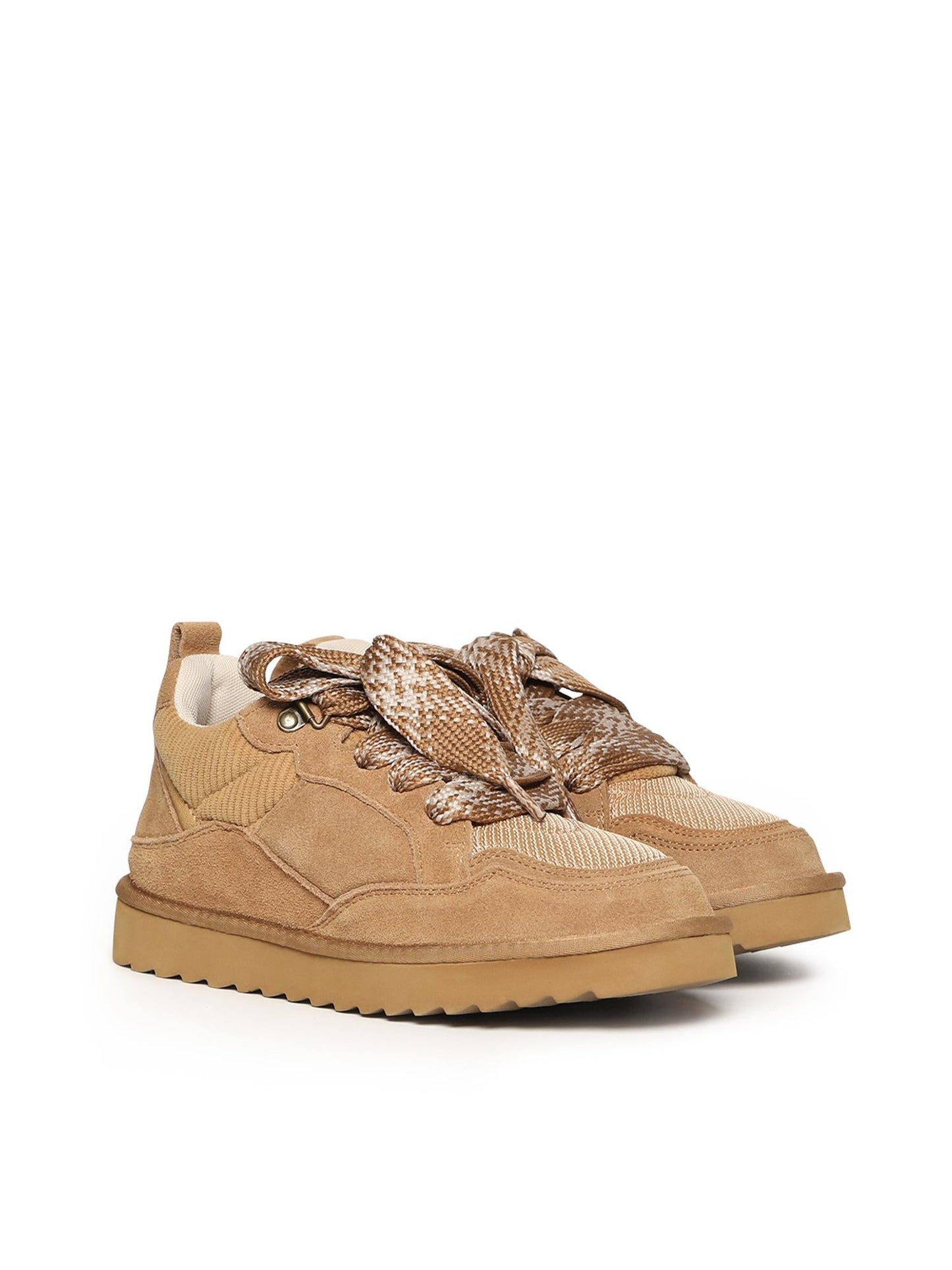 Sneaker in pelle scamosciata