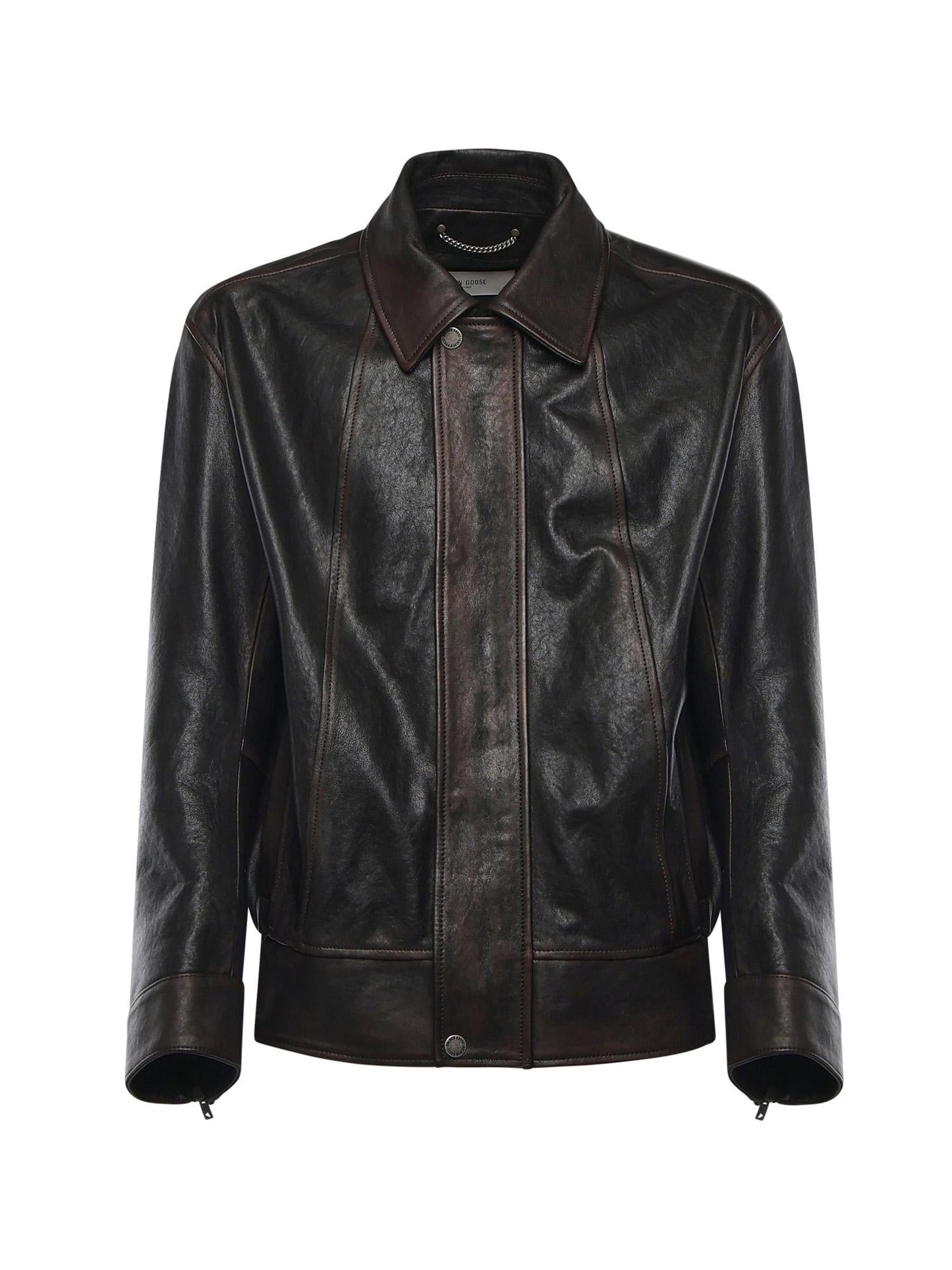 Giacca bomber in nappa