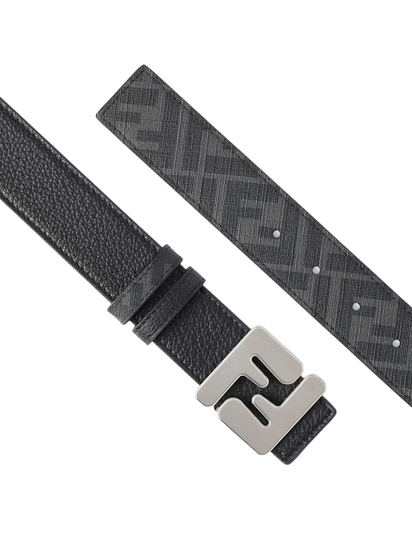 Cintura Squared FF in pelle