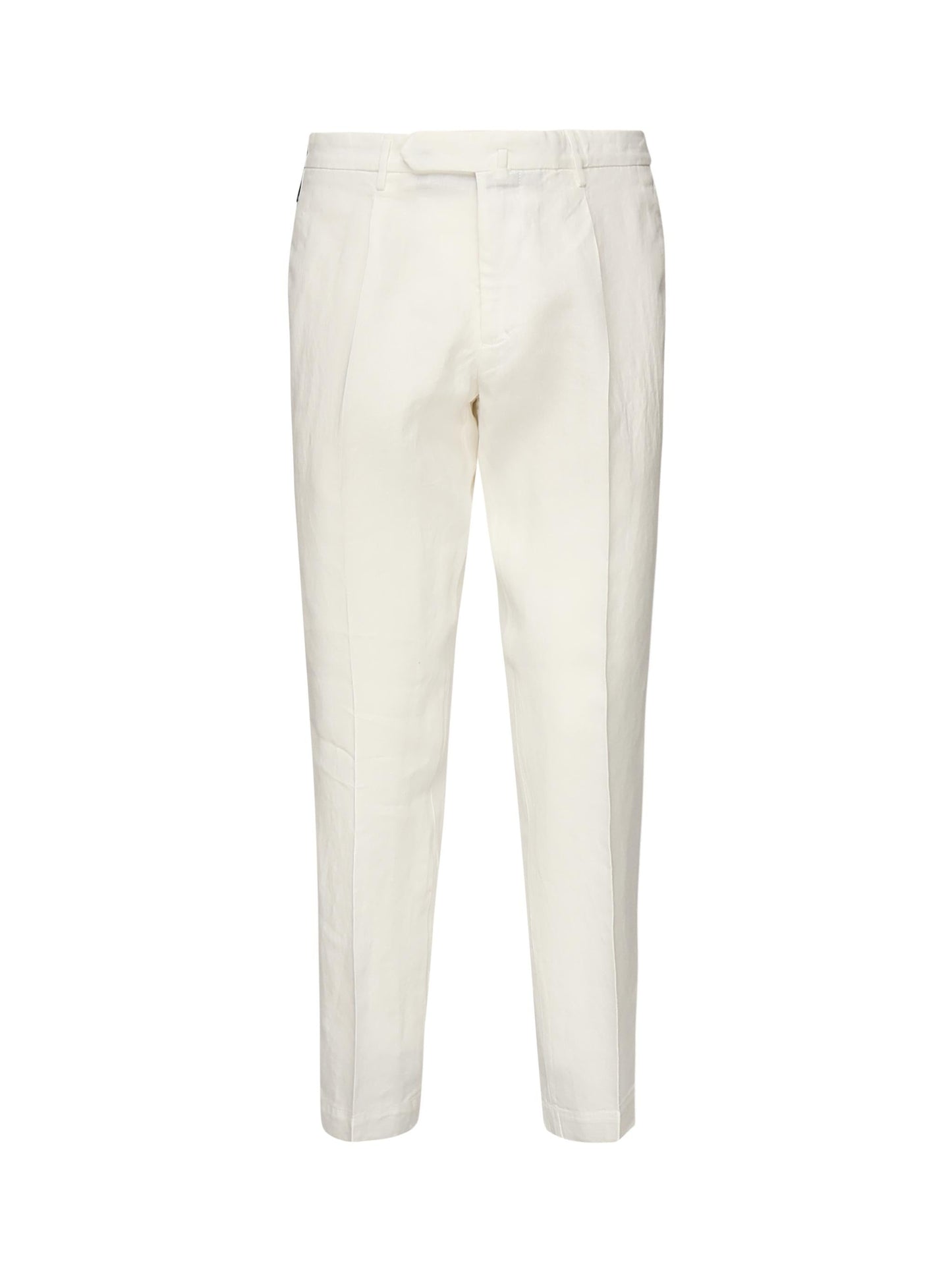 Pantaloni pince in lino