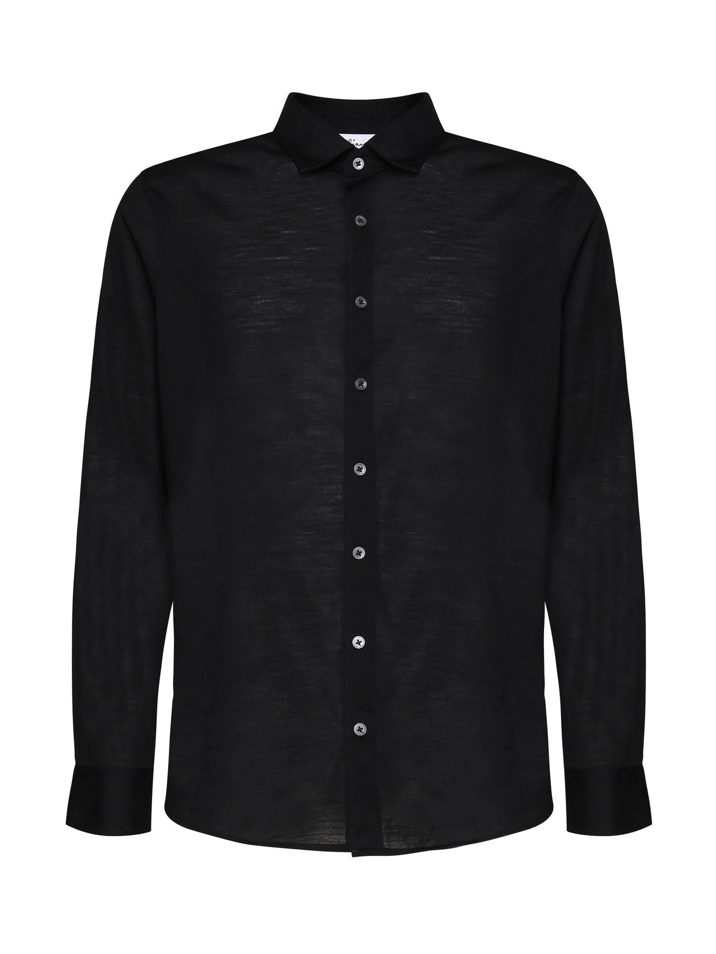 Polo camicia in lana vergine