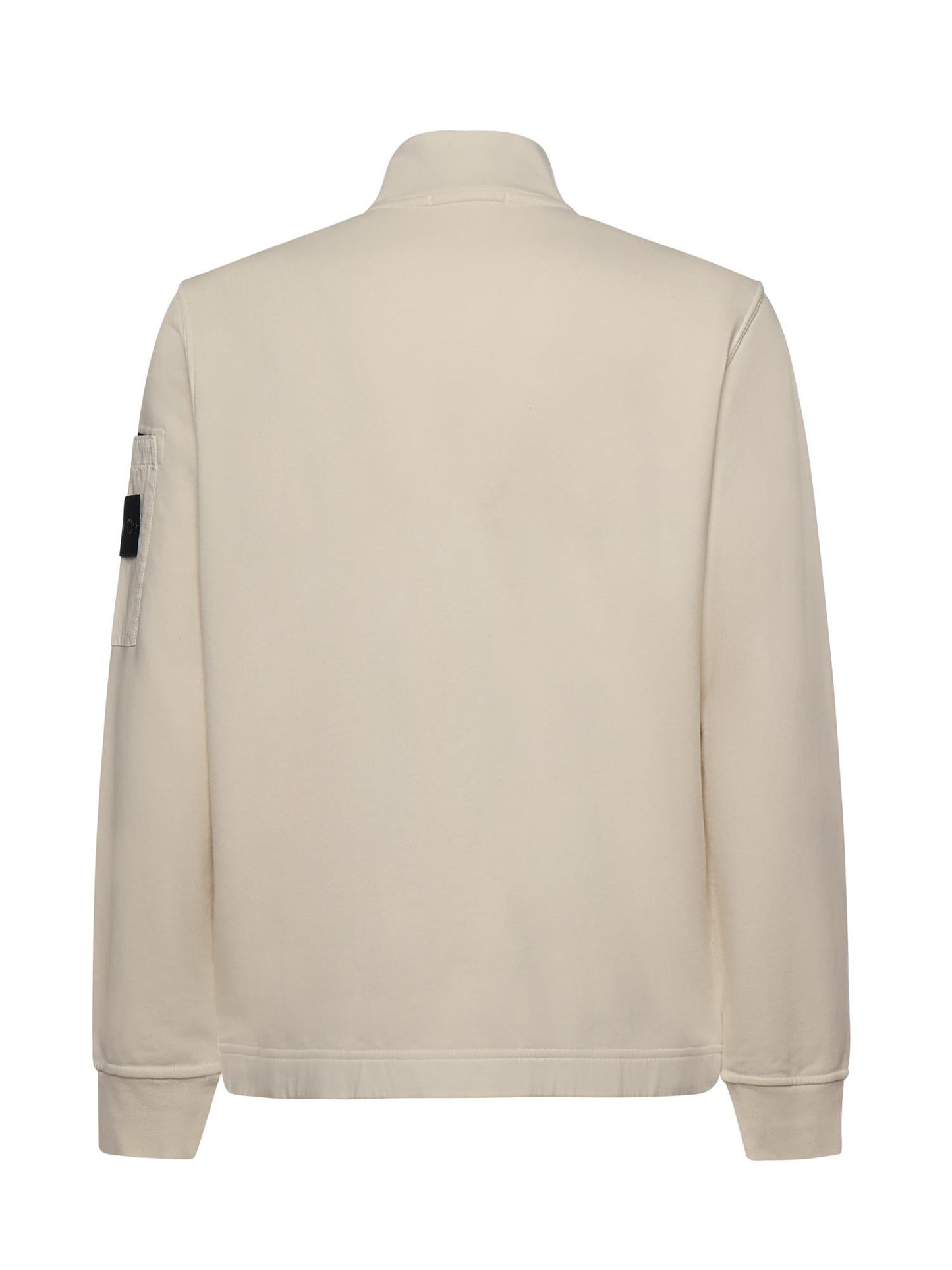 Track jacket in felpa di cotone