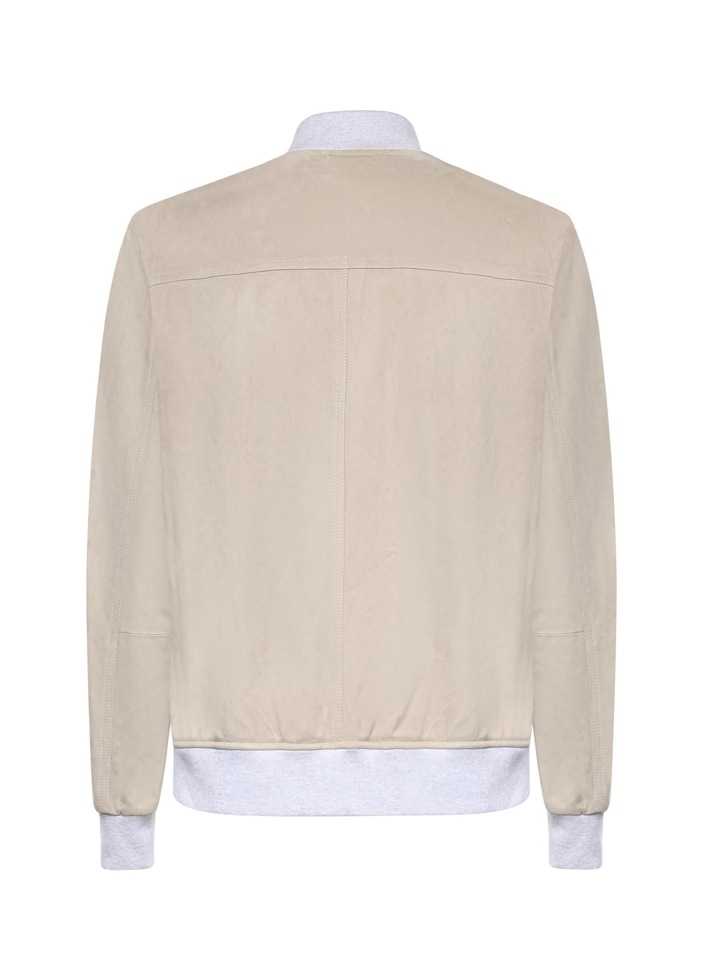 Bomber in pelle scamosciata