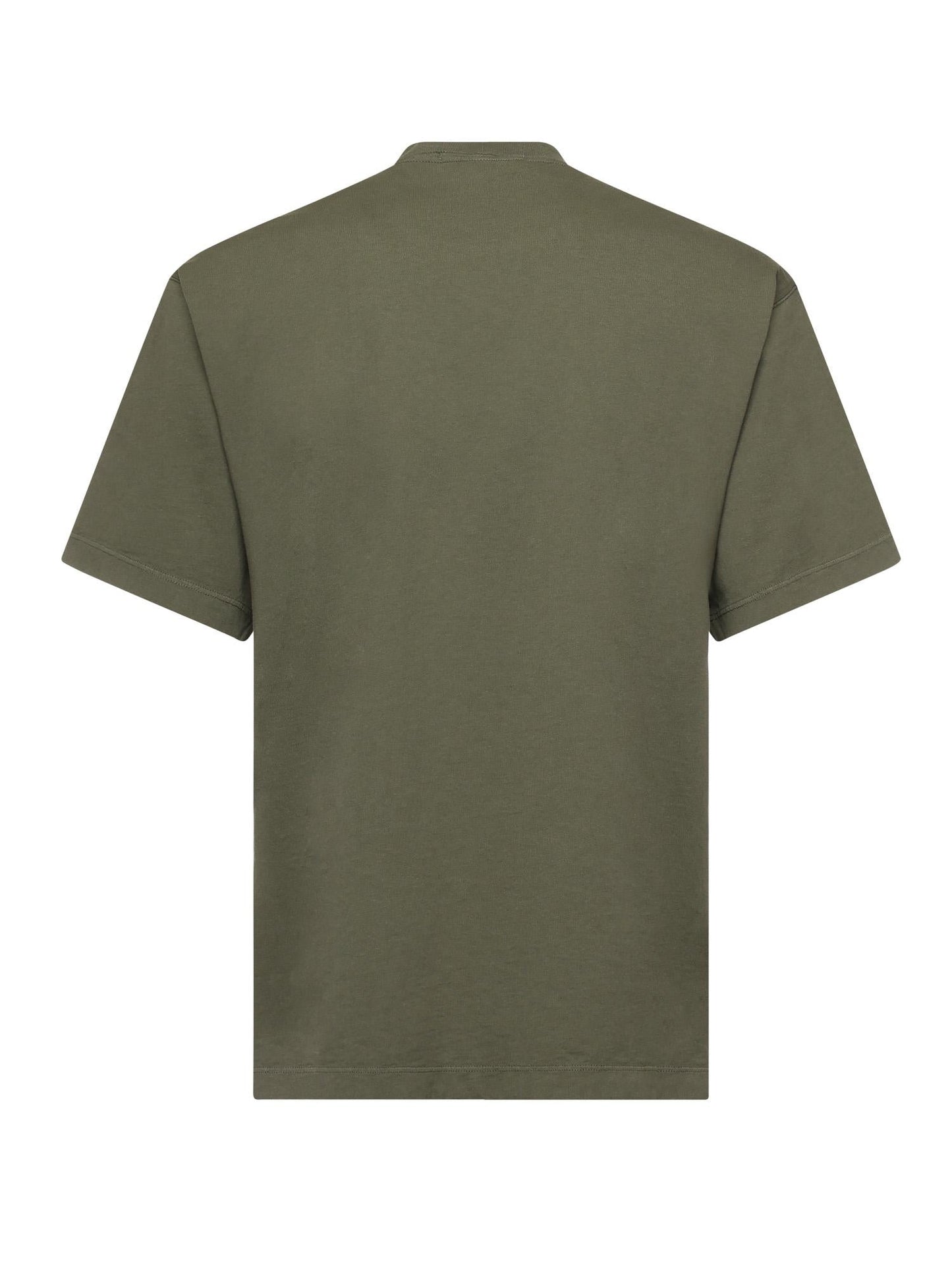 T-shirt con patch Compass in jersey di cotone