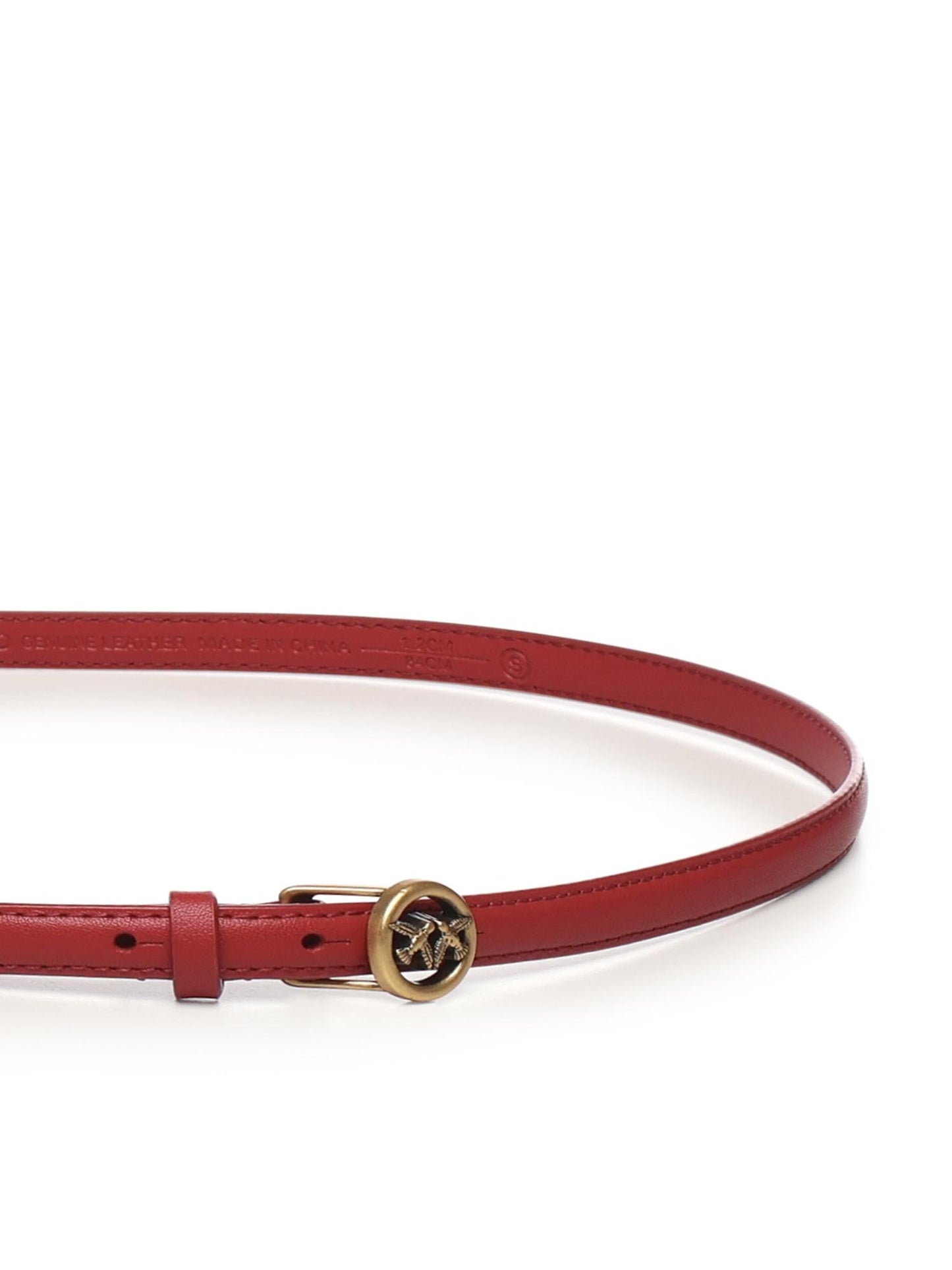 Cintura sottile in pelle