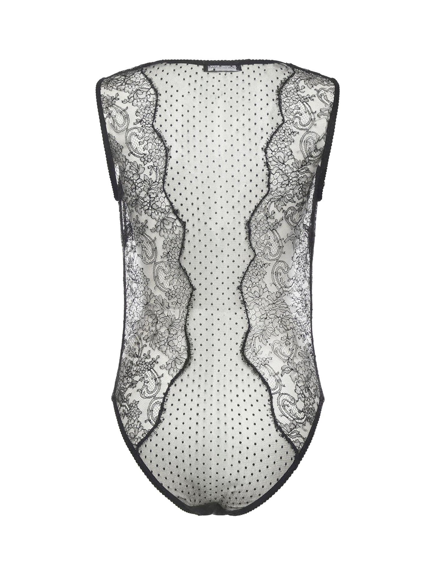 Body in plumetis testurizzato