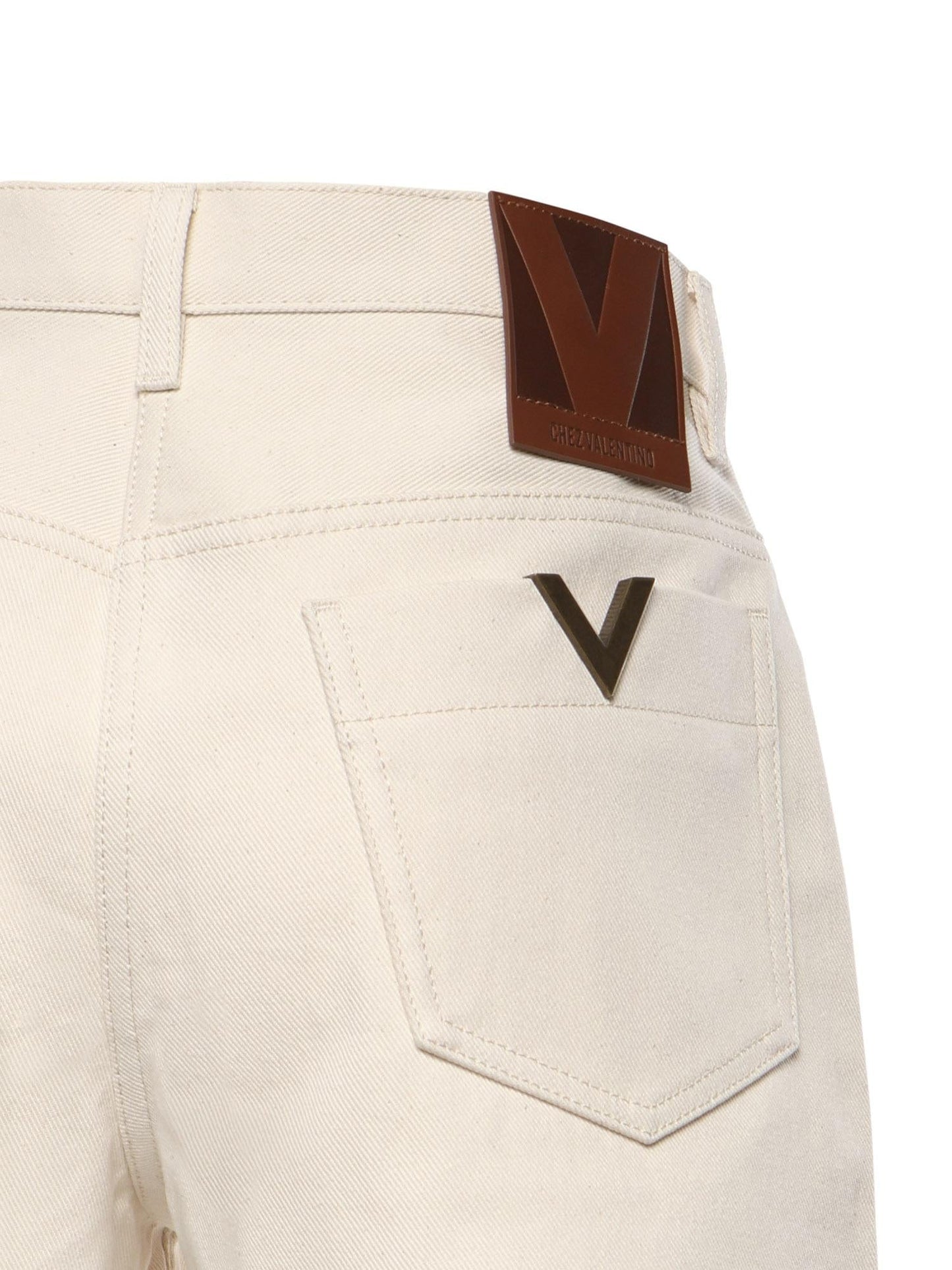 Shorts in denim di cotone