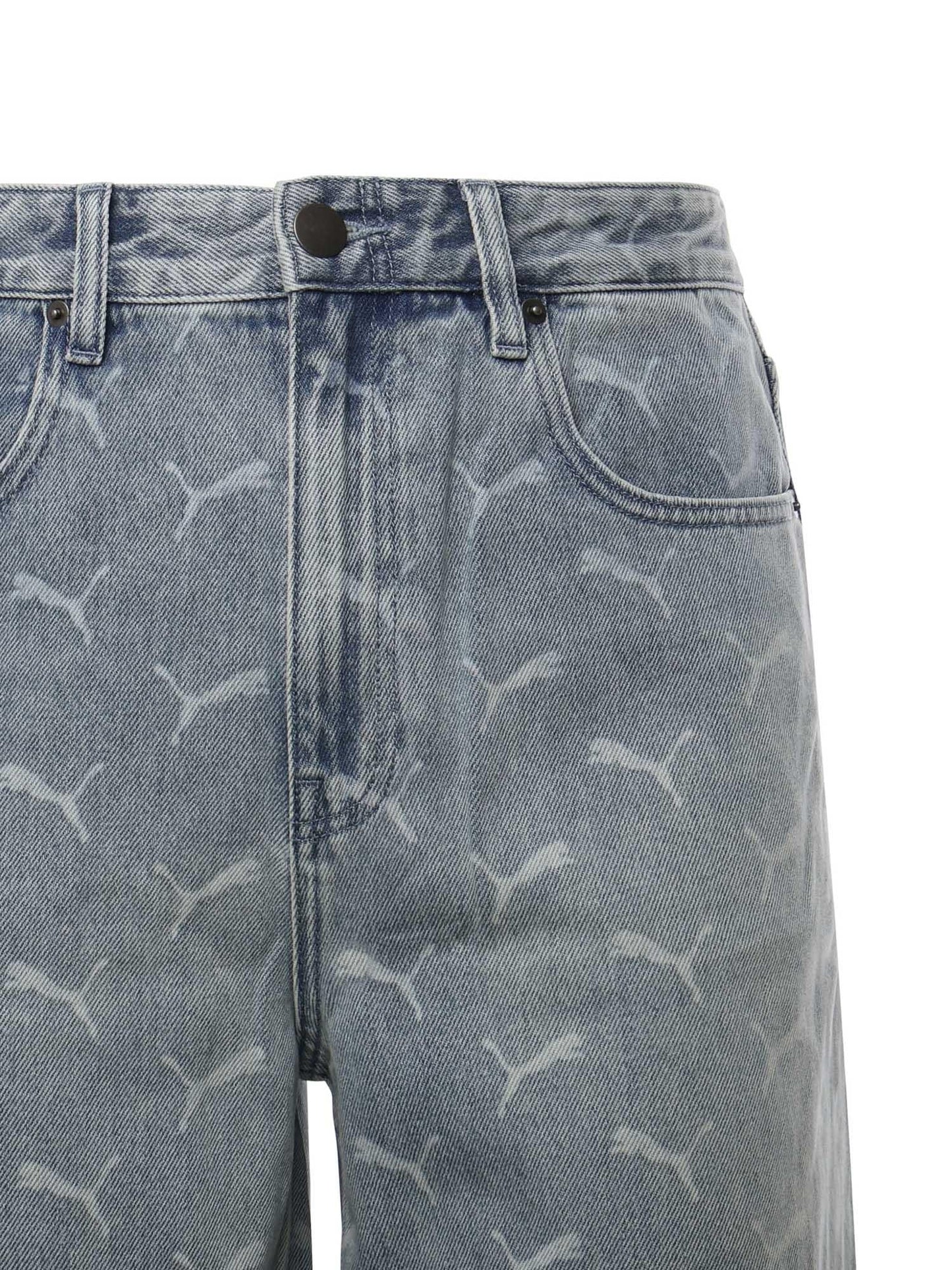 PUMA x A$AP ROCKY Pantaloni in denim con monogramma laser