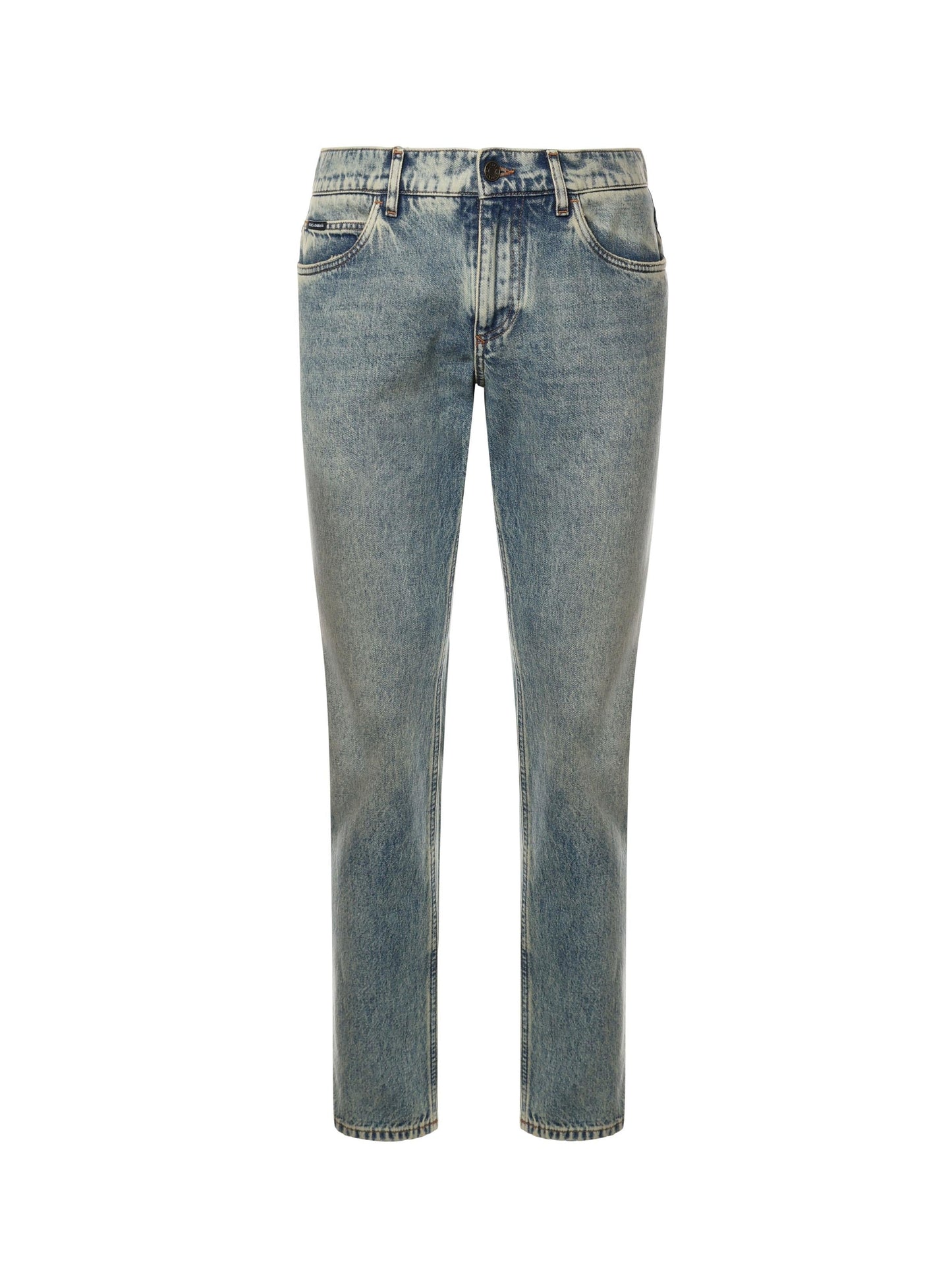 Jeans modello Regular cinque tasche realizzato in denim