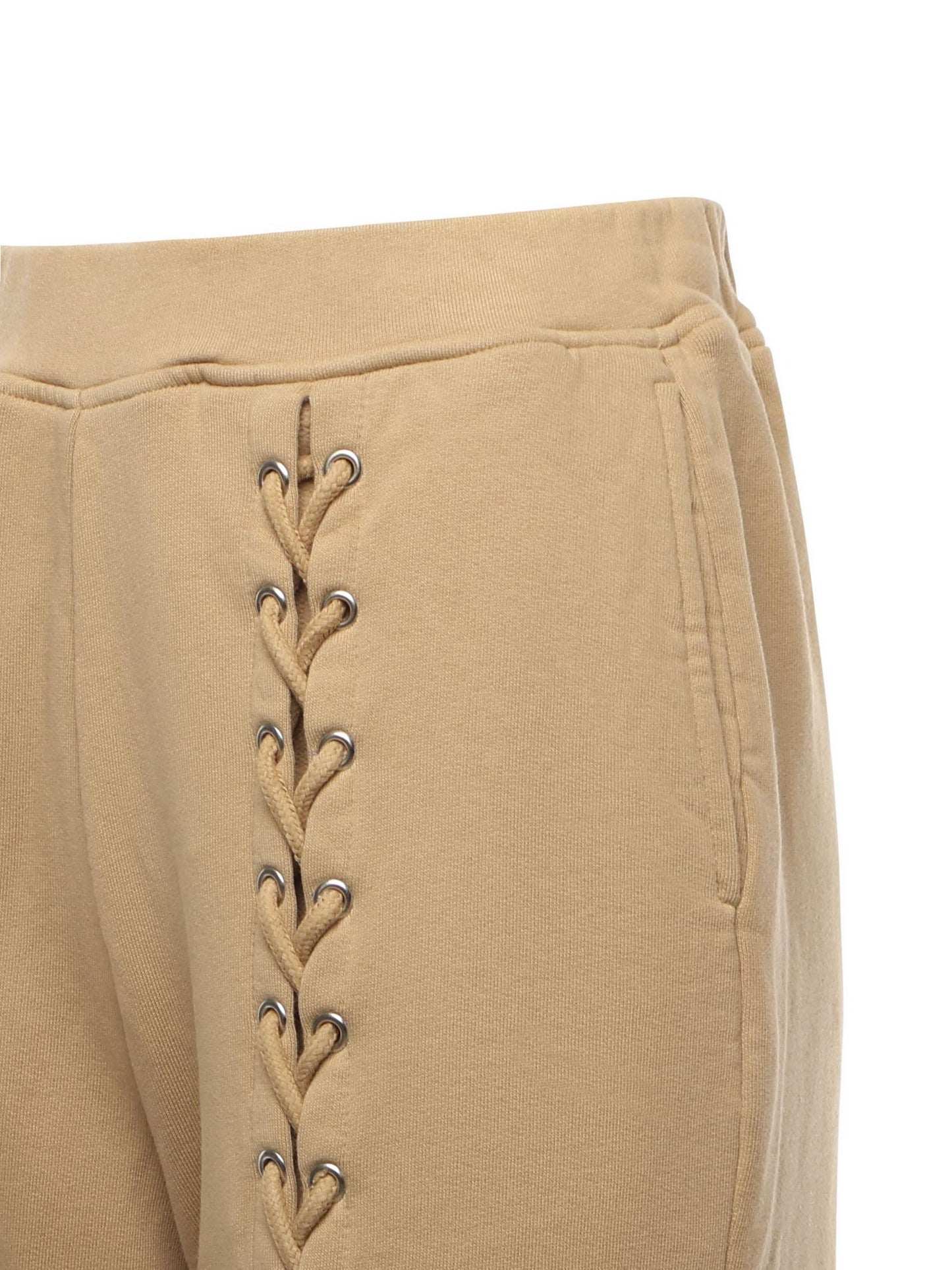 Pantalone con lacci in cotone
