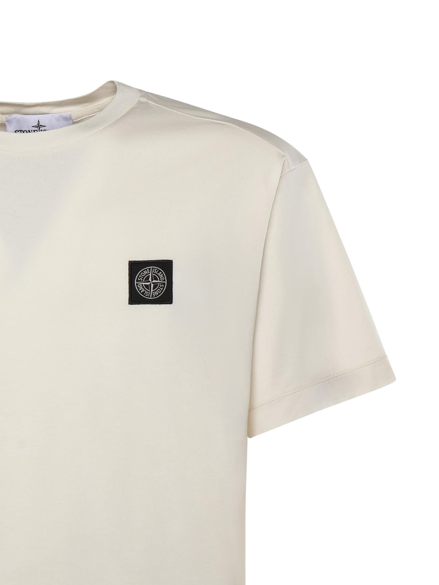 T-shirt con patch Compass in jersey di cotone