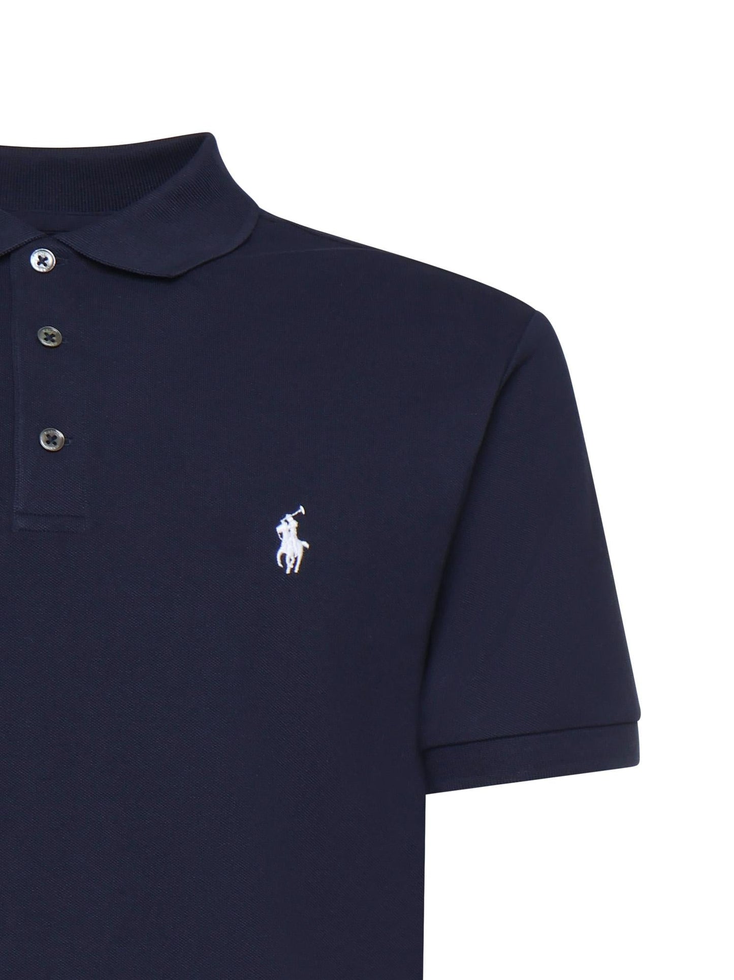 Polo in cotone con logo