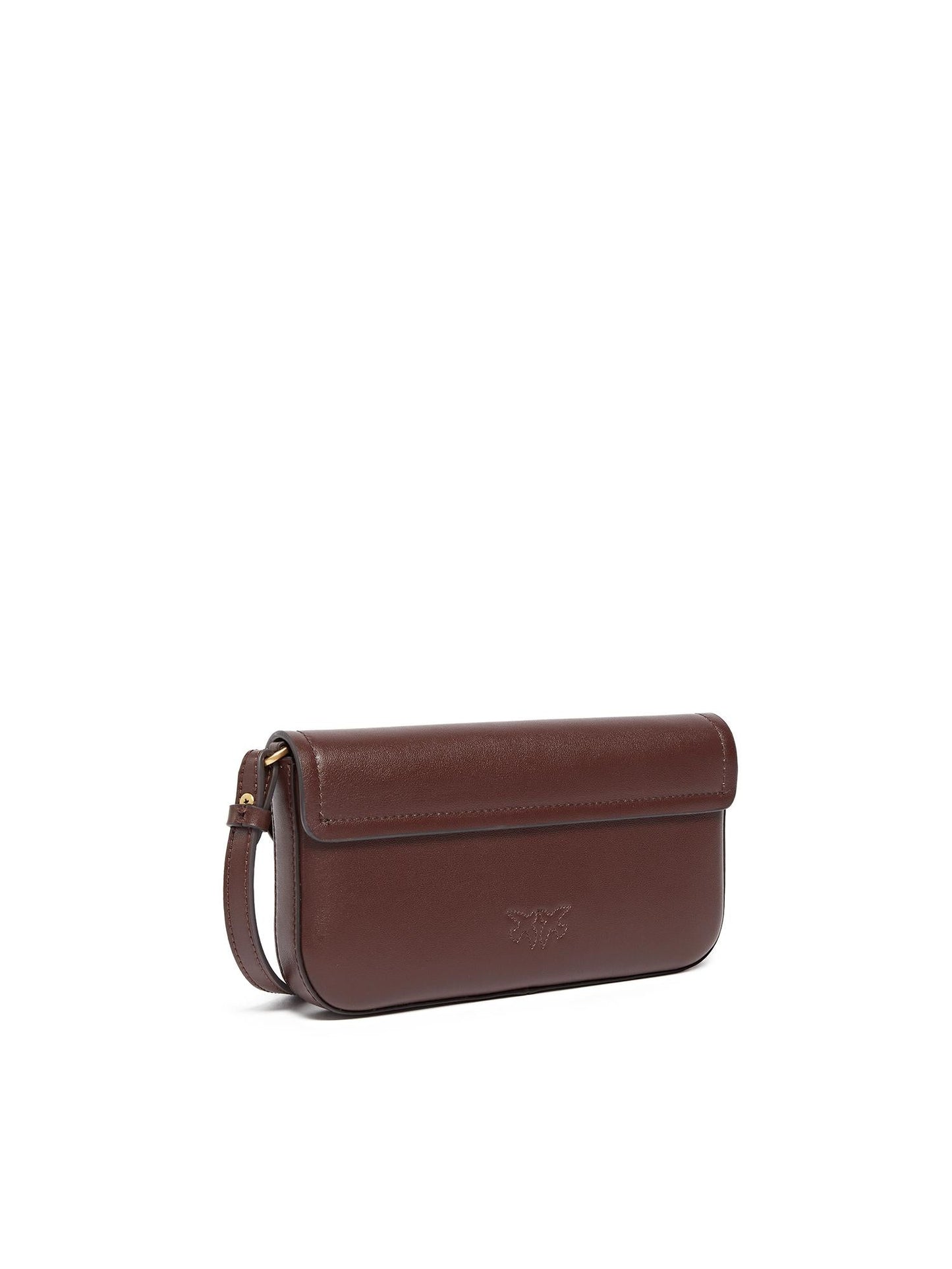 Borsa a spalla media Saddle Flat in pelle