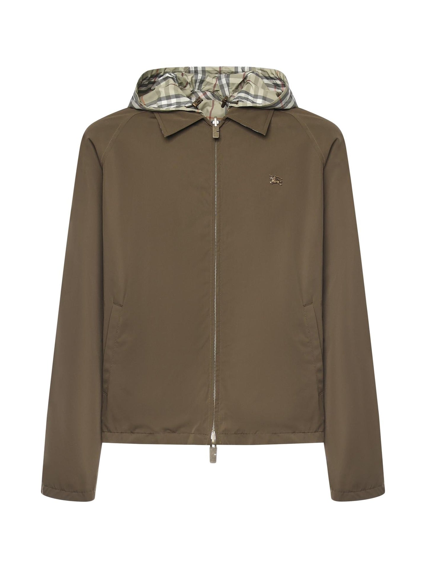Giacca reversibile in cotone Check