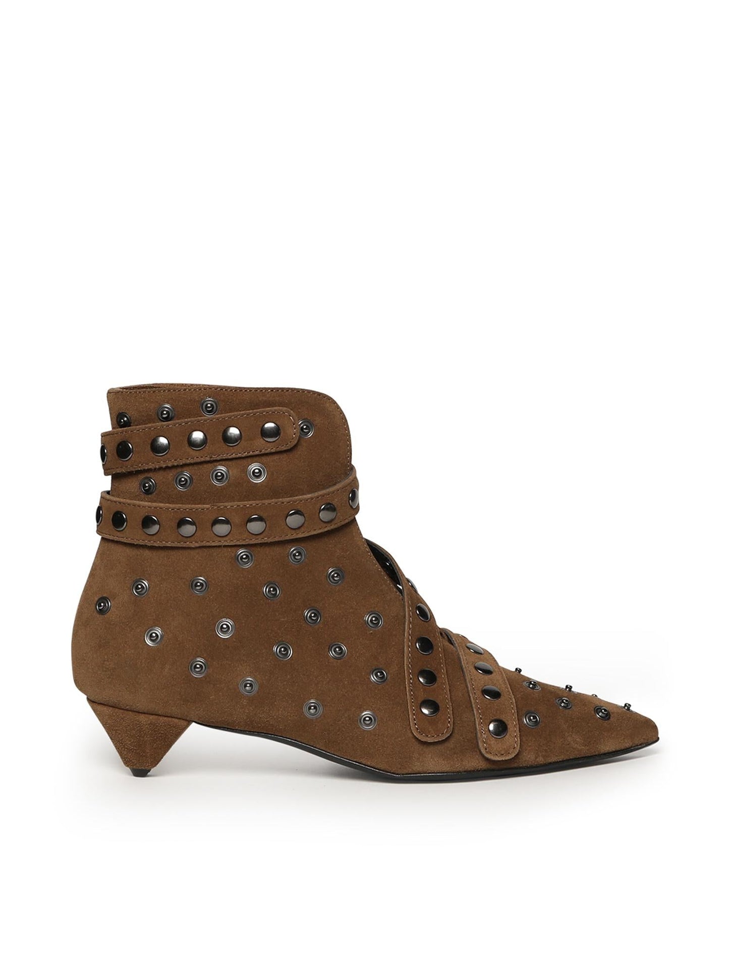 Ankle boots in camoscio
