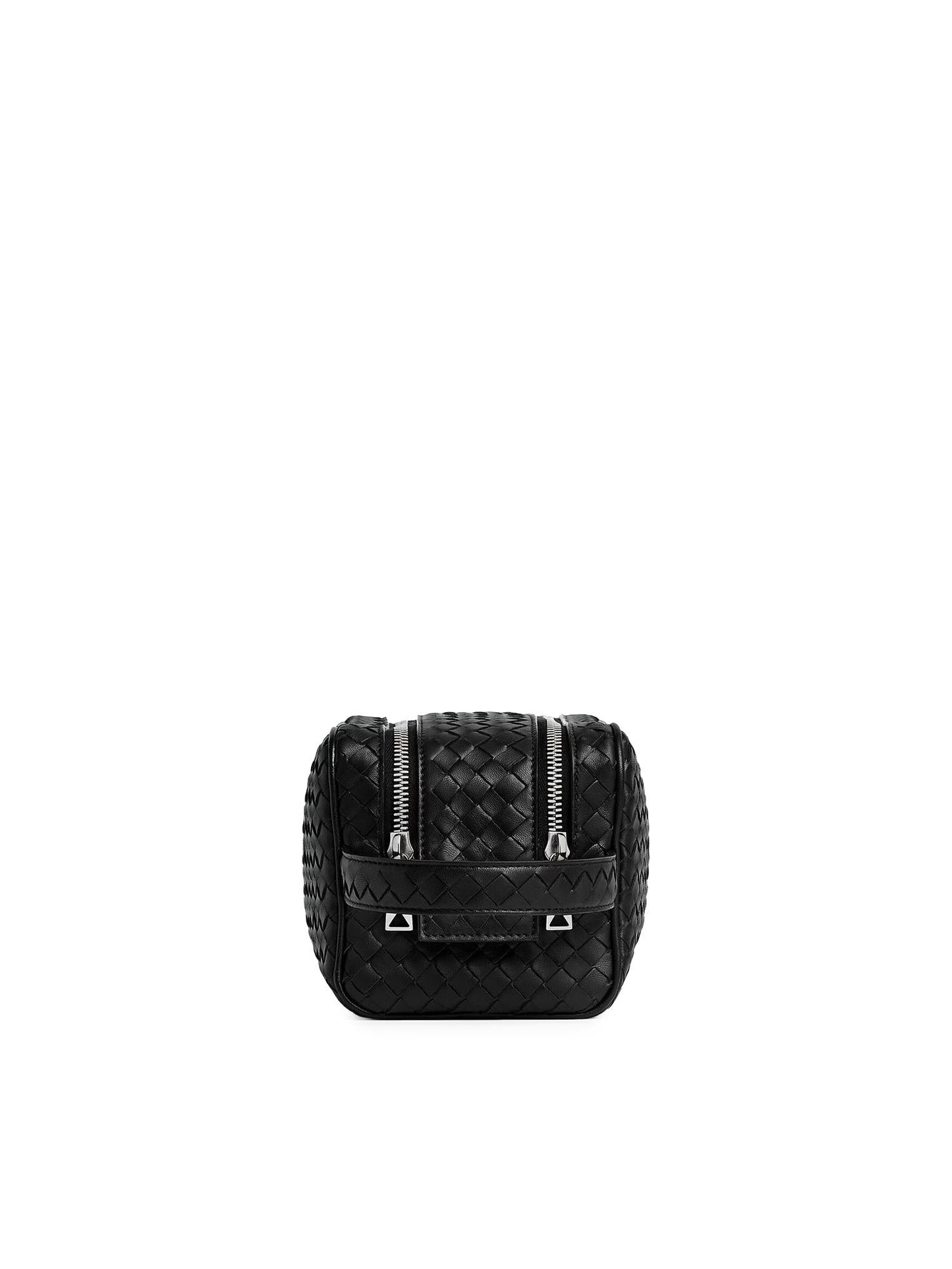 Intrecciato Travel Pouch in pelle
