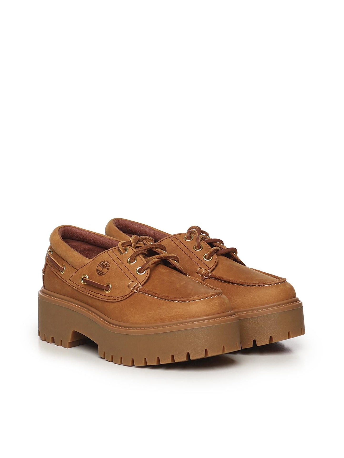 Scarpa da barca con plateau