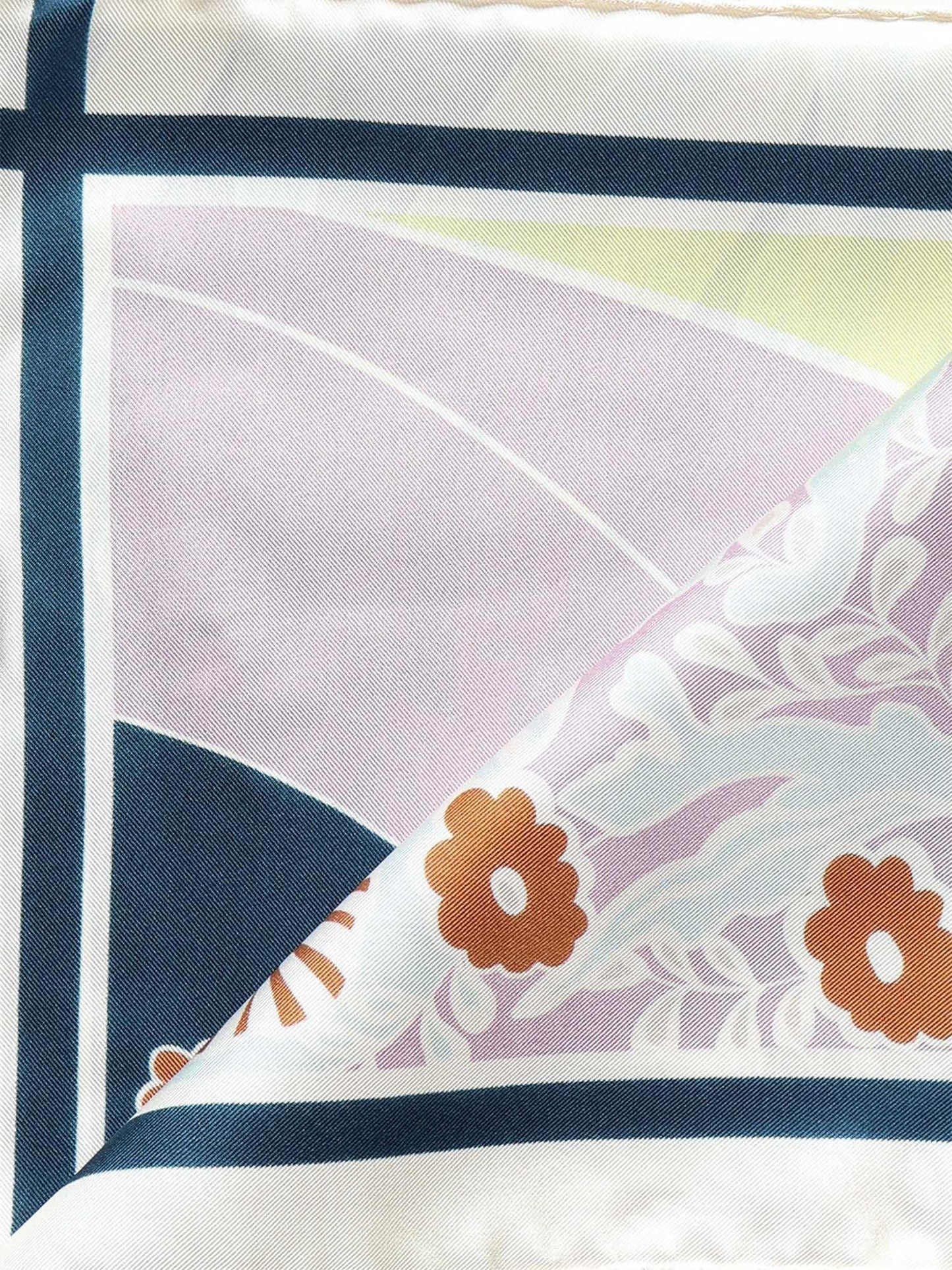 Foulard in seta con stampa
