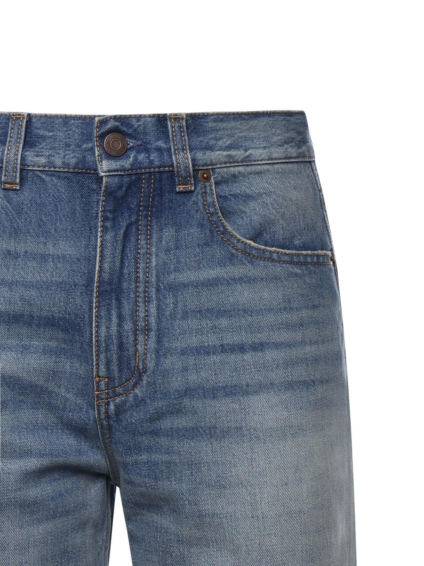 Jeans cropped in denim