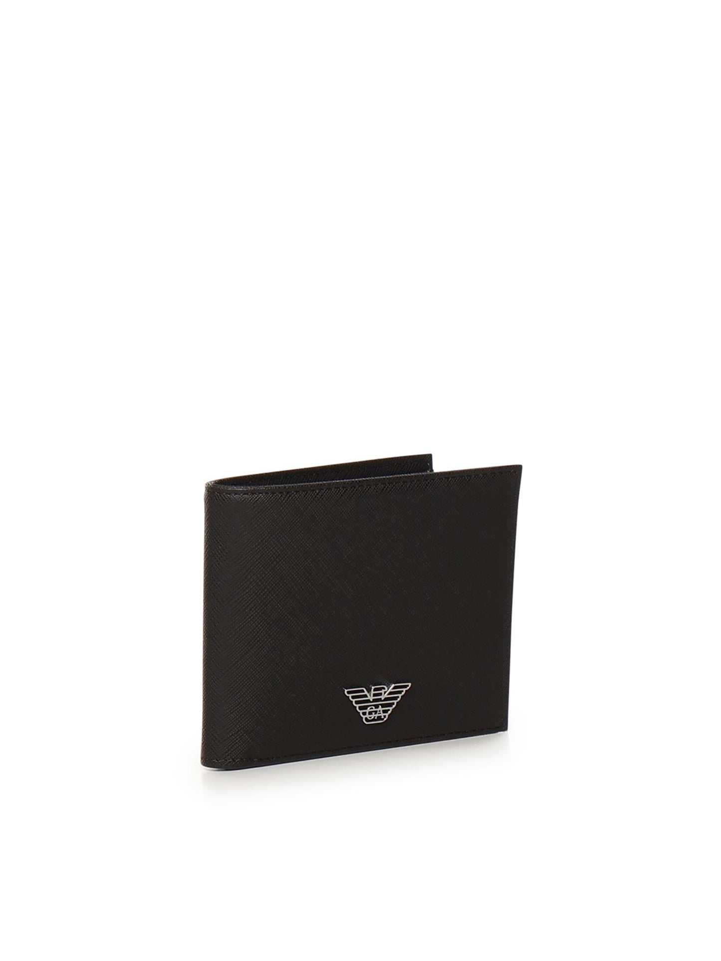 Portafoglio bifold in saffiano
