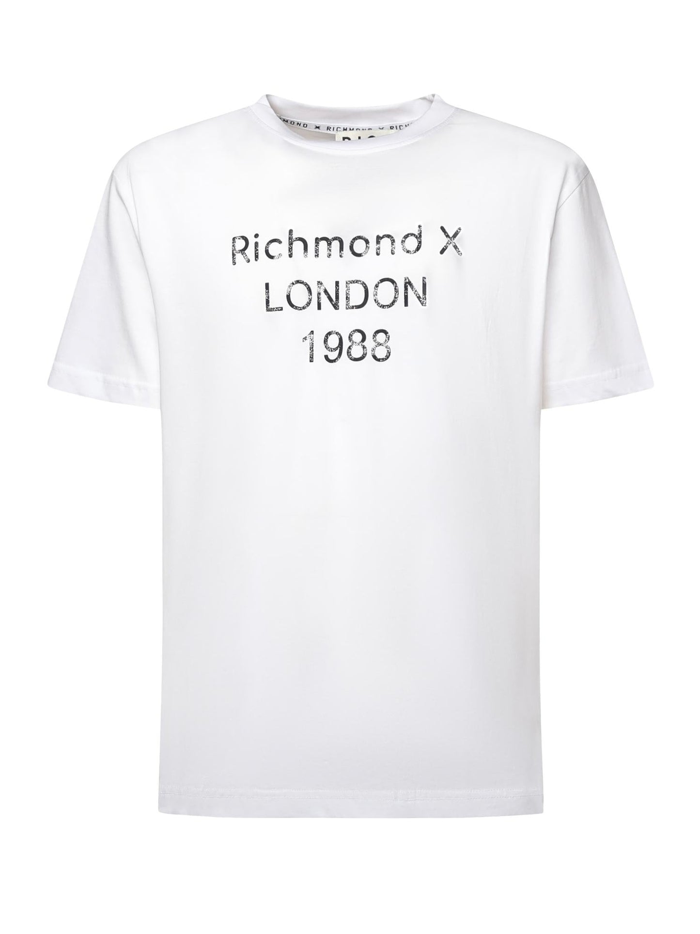 T-shirt con stampa in cotone