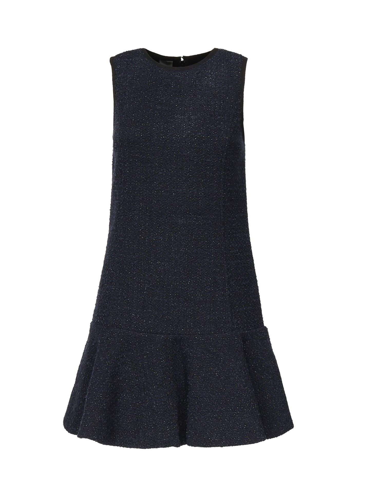 Abito smanicato in tweed