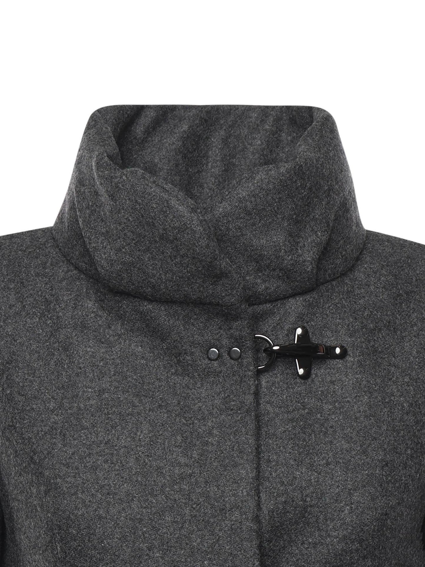 Cappotto Romantic in panno di lana mélange