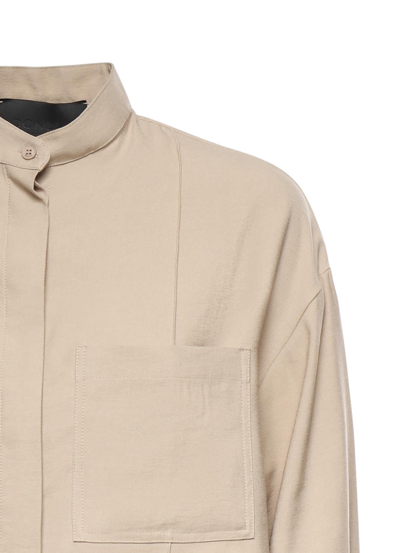 Camicia in gabardina di viscosa