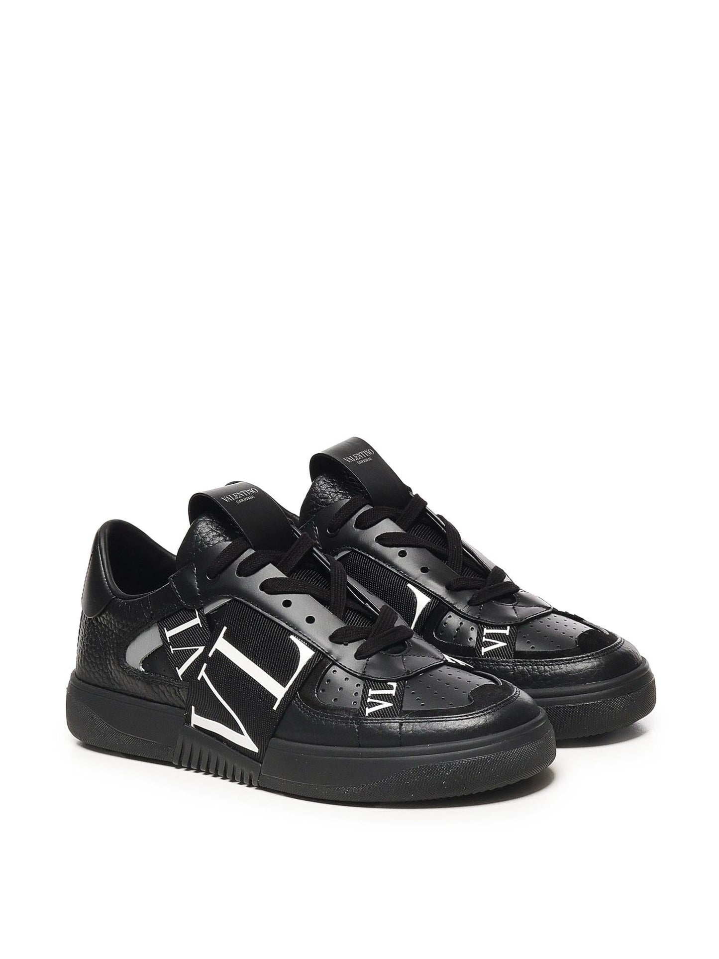 Sneaker Vl7N in vitello e nastri