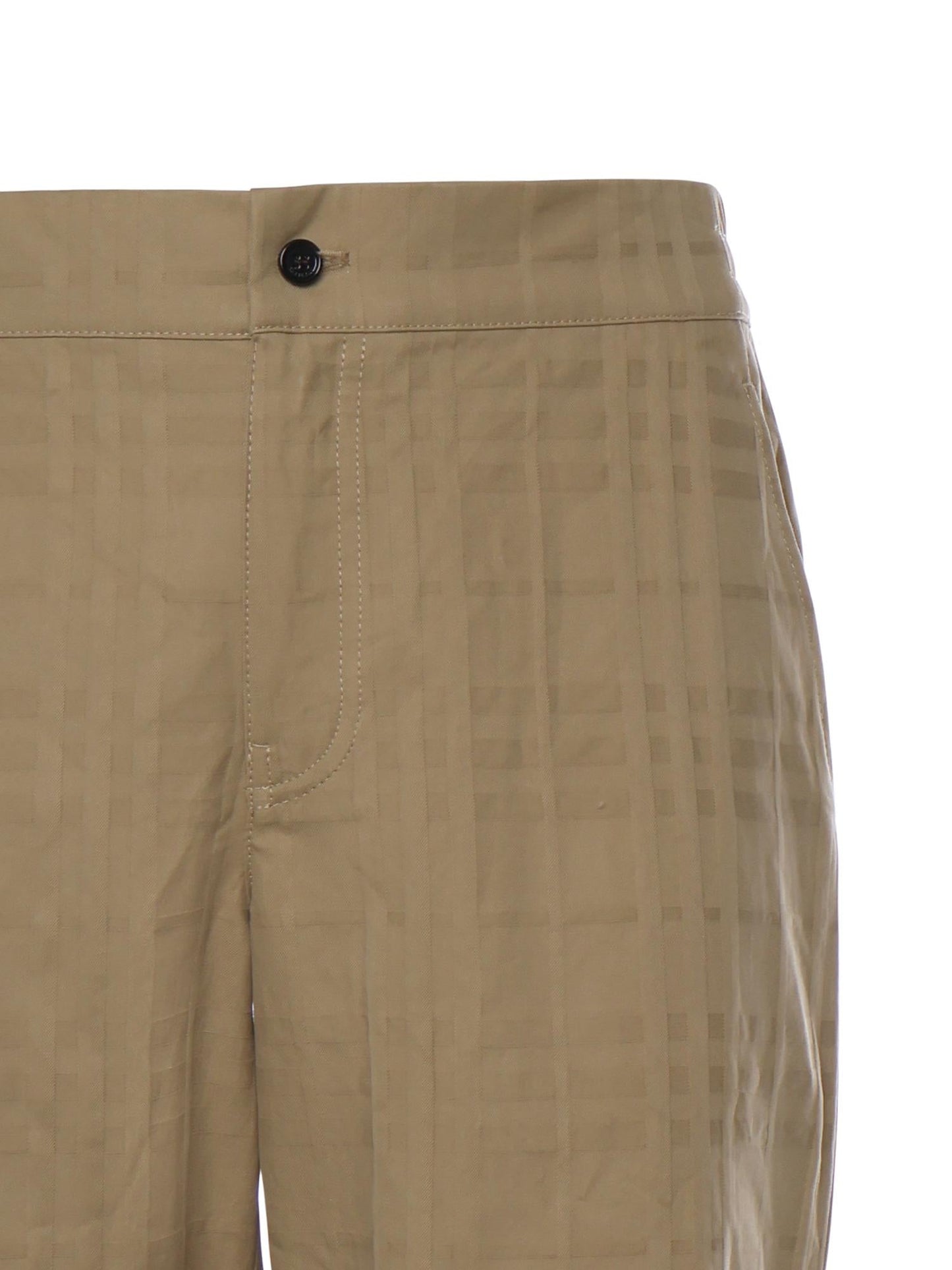 Pantaloni in cotone Check