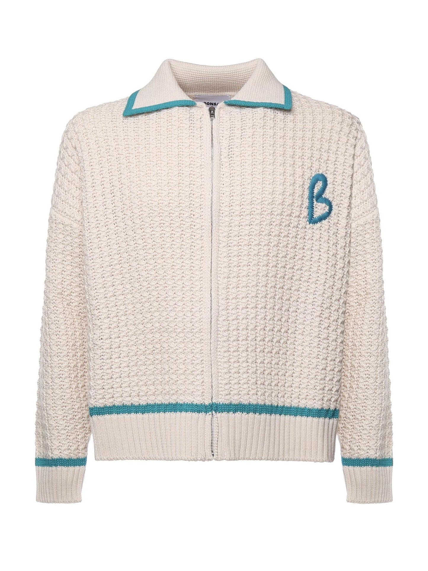 Giacca in maglia con zip