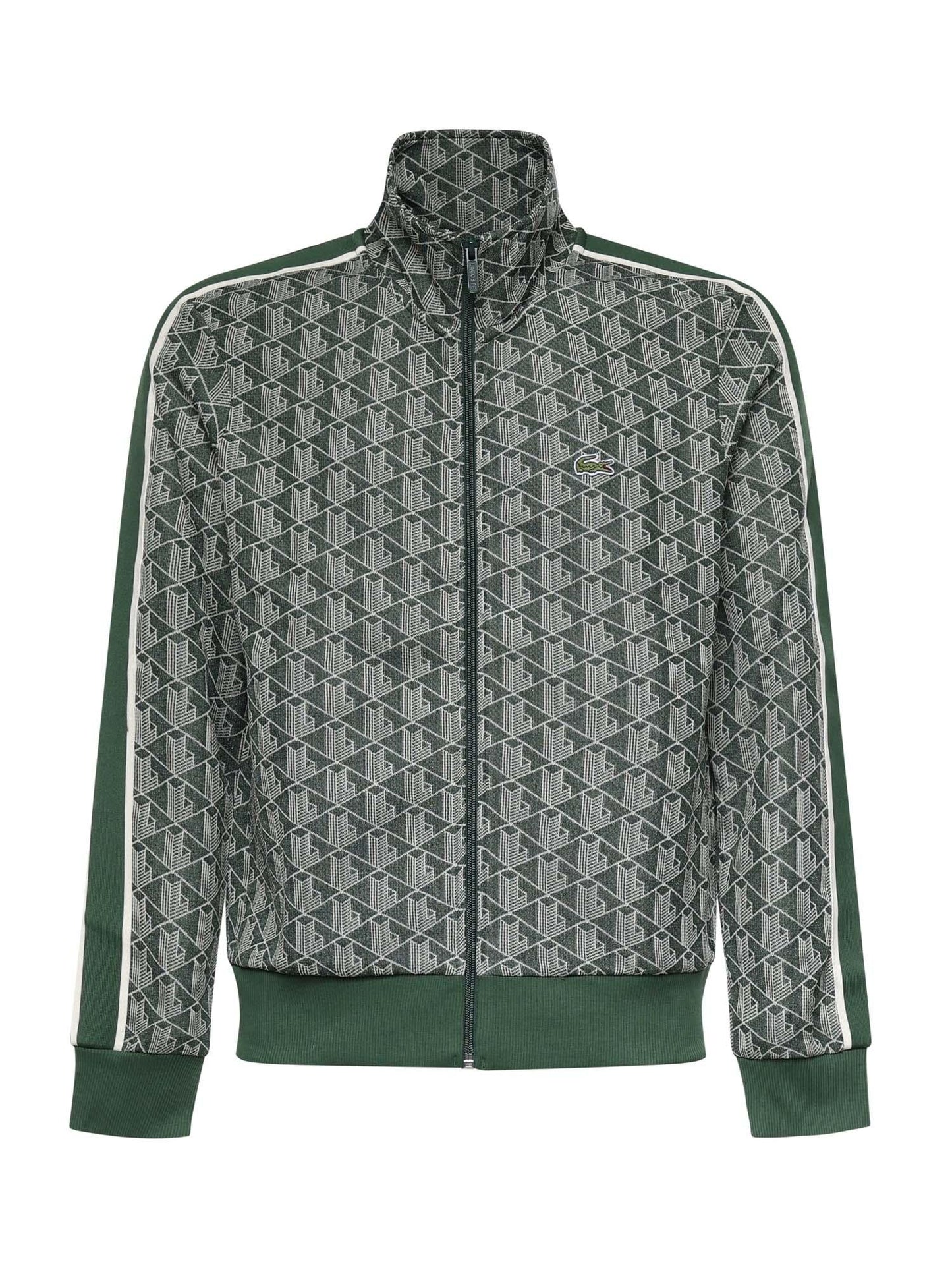 Giacca in jacquard con monogramma
