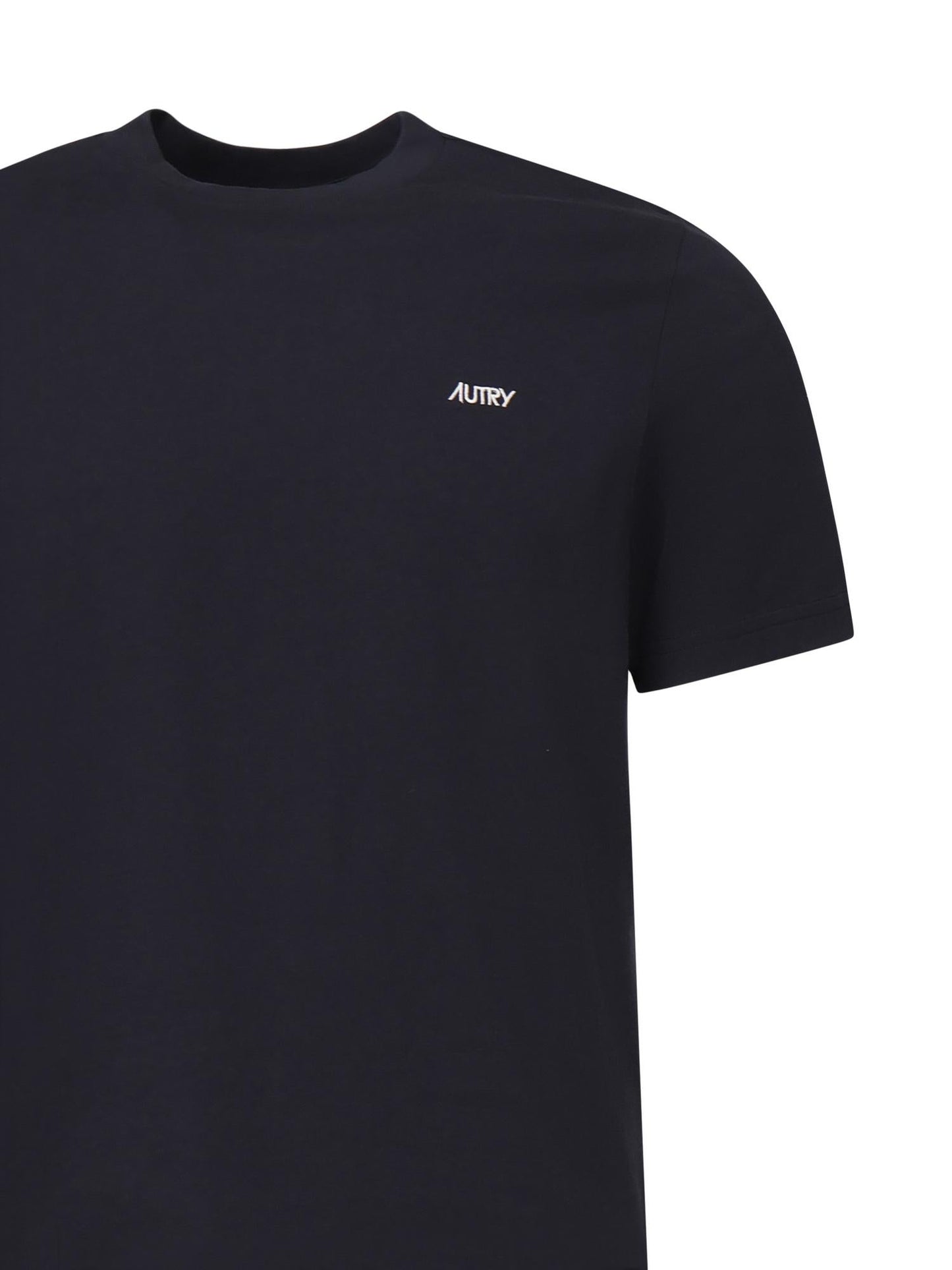 T-shirt con logo ricamato