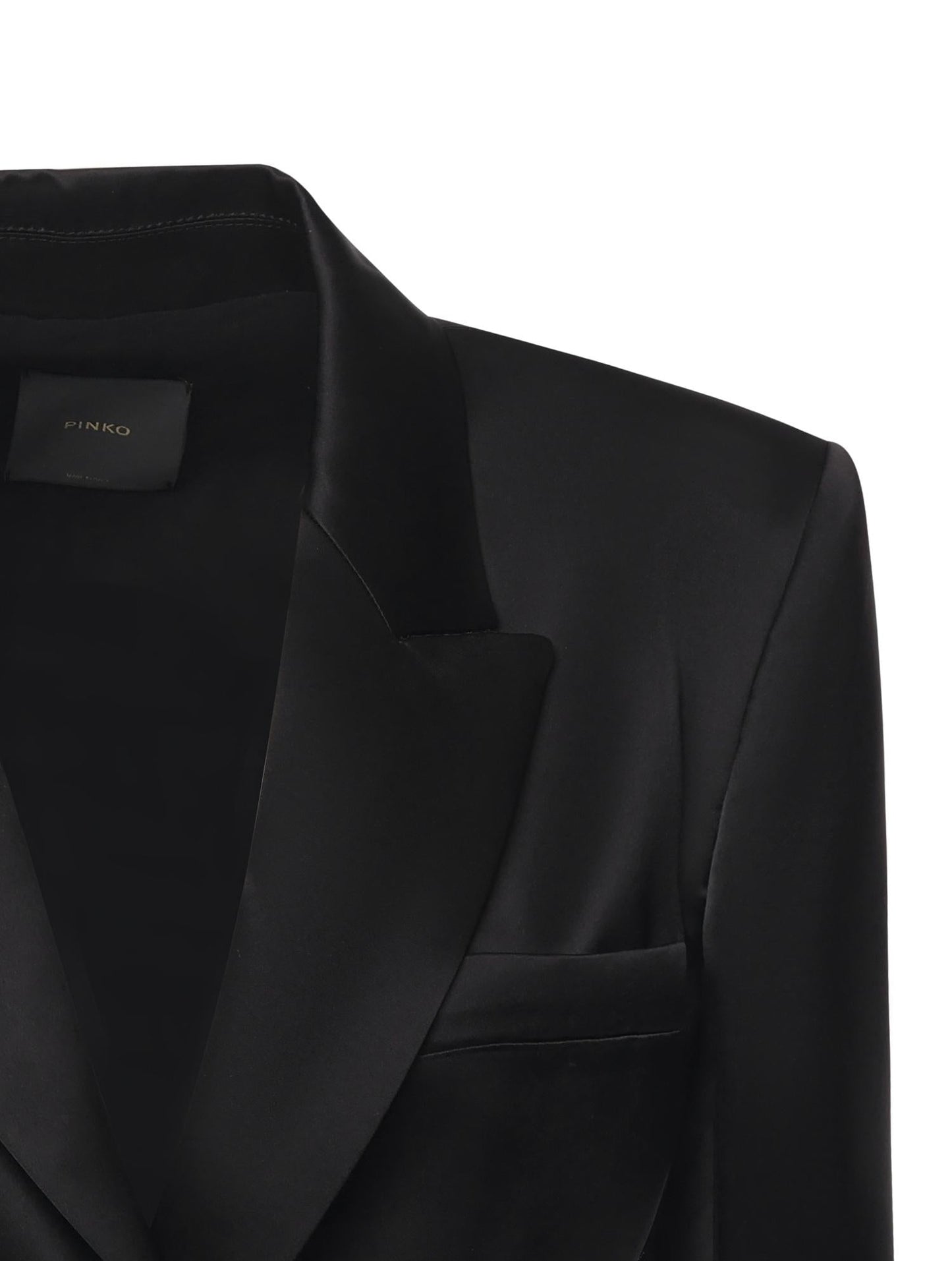 Blazer in satin lucido