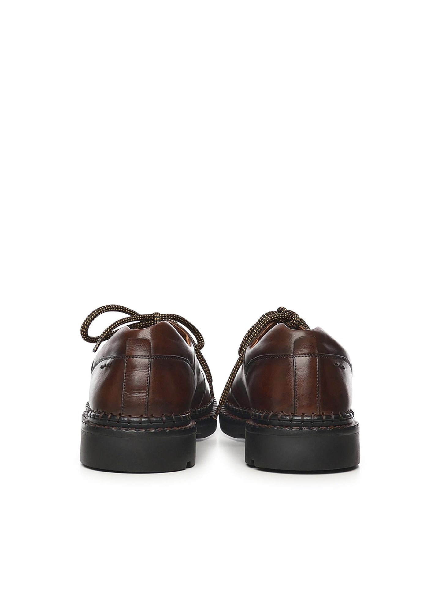 Scarpe stringate in pelle