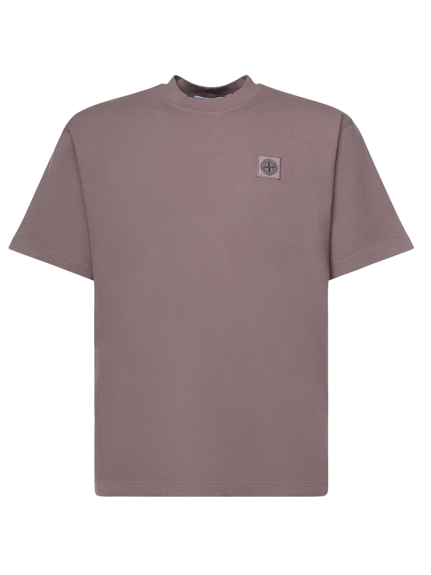 T-shirt con patch Compass in jersey di cotone