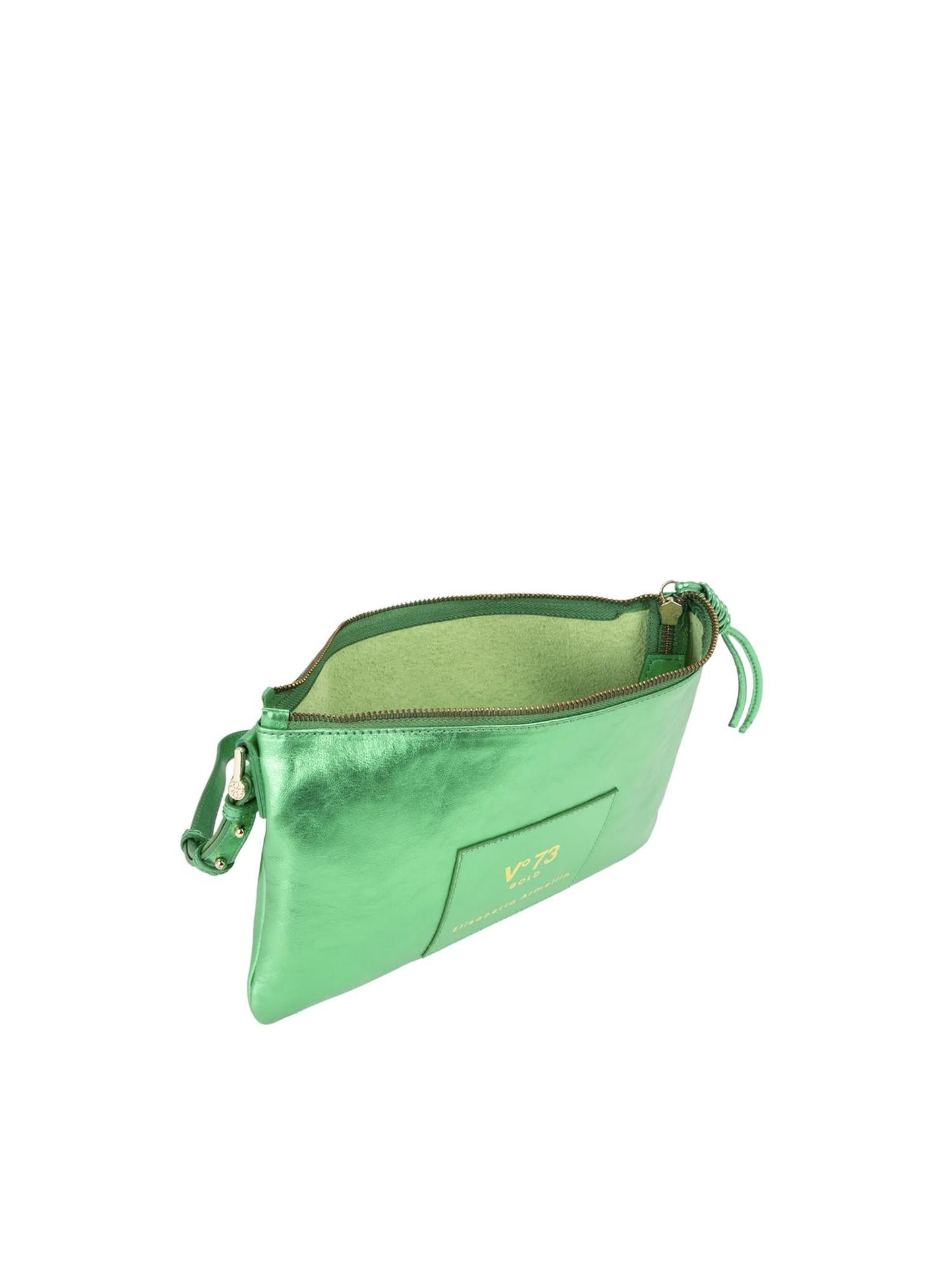 Borsa a tracolla in pelle con logo