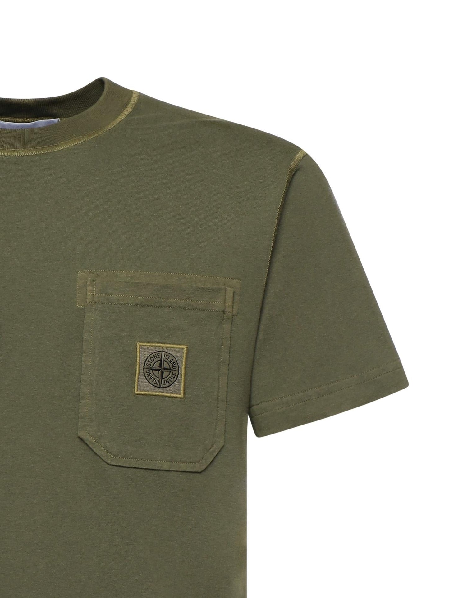 T-shirt con patch Compass